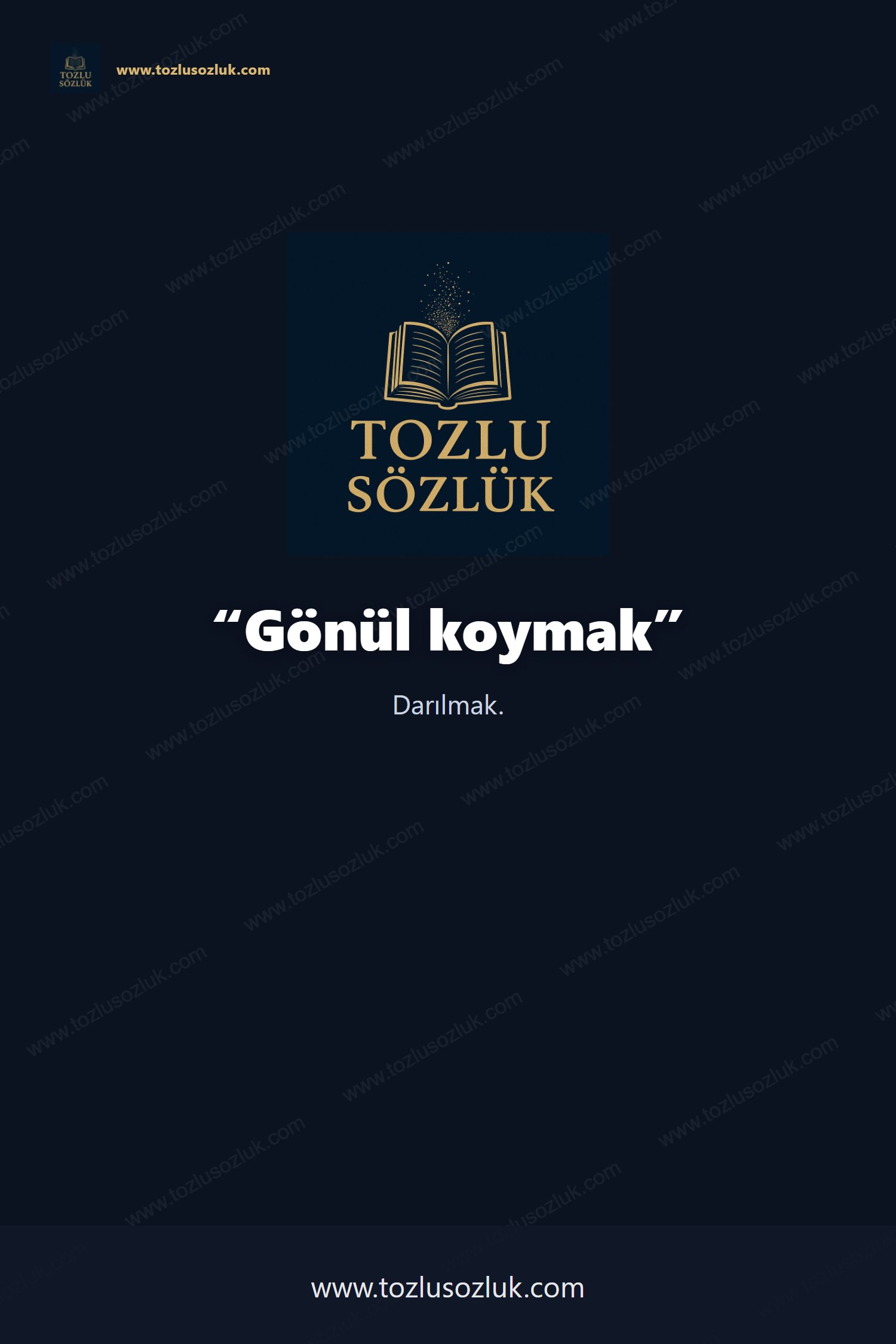 Gönül koymak Pinterest görseli