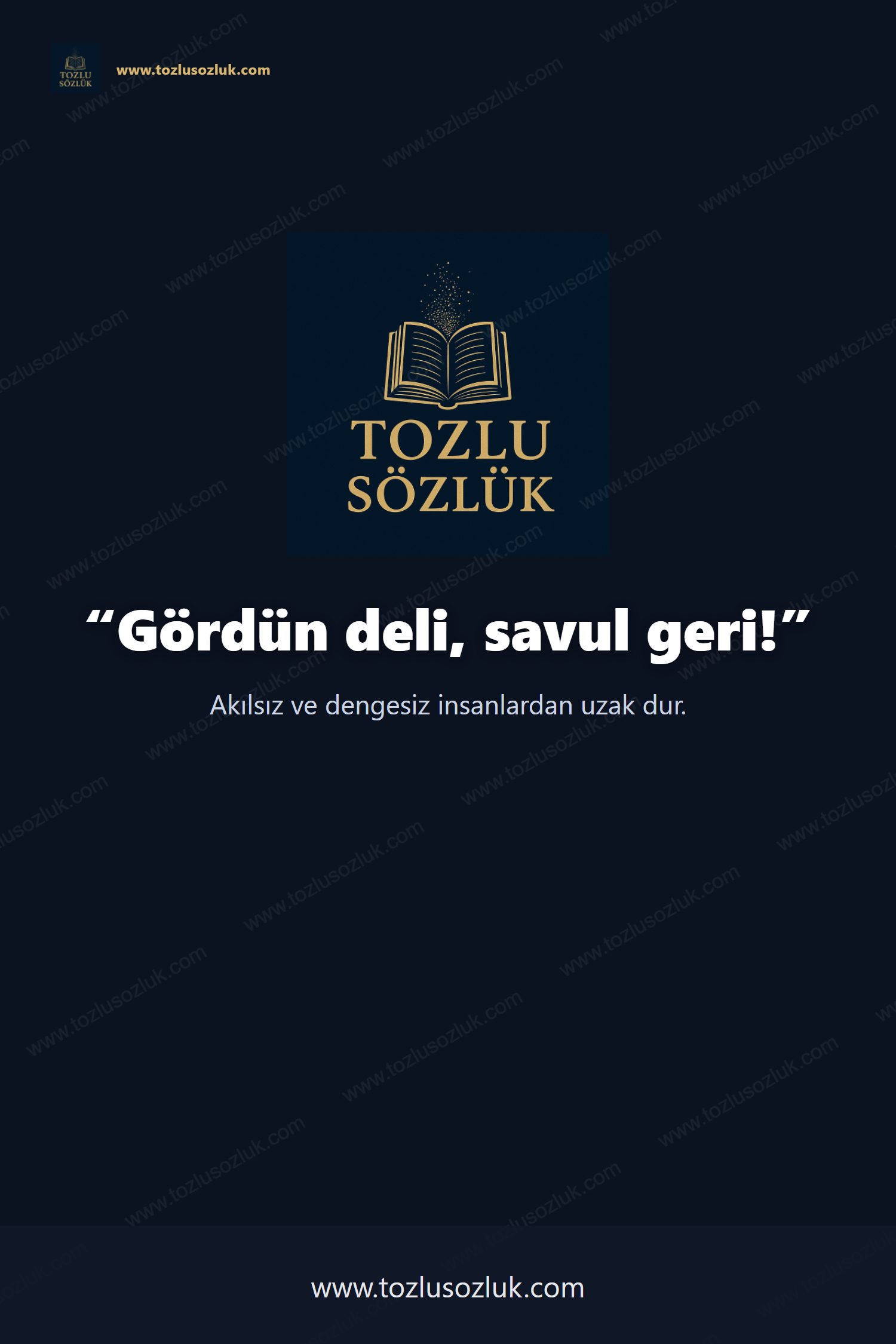 Gördün deli, savul geri! Pinterest görseli