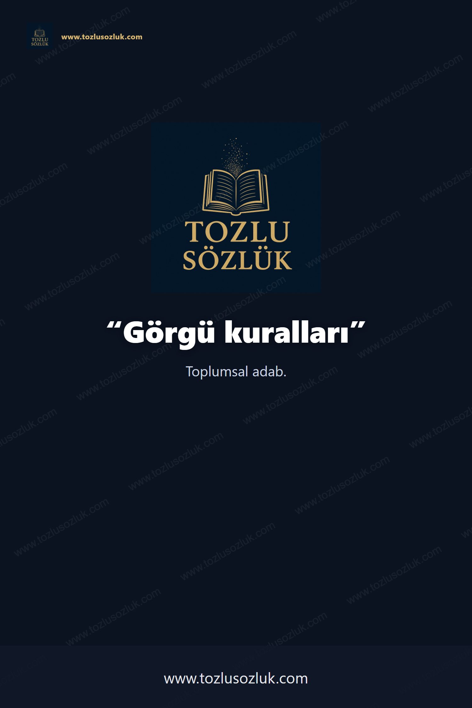 Görgü kuralları Pinterest görseli