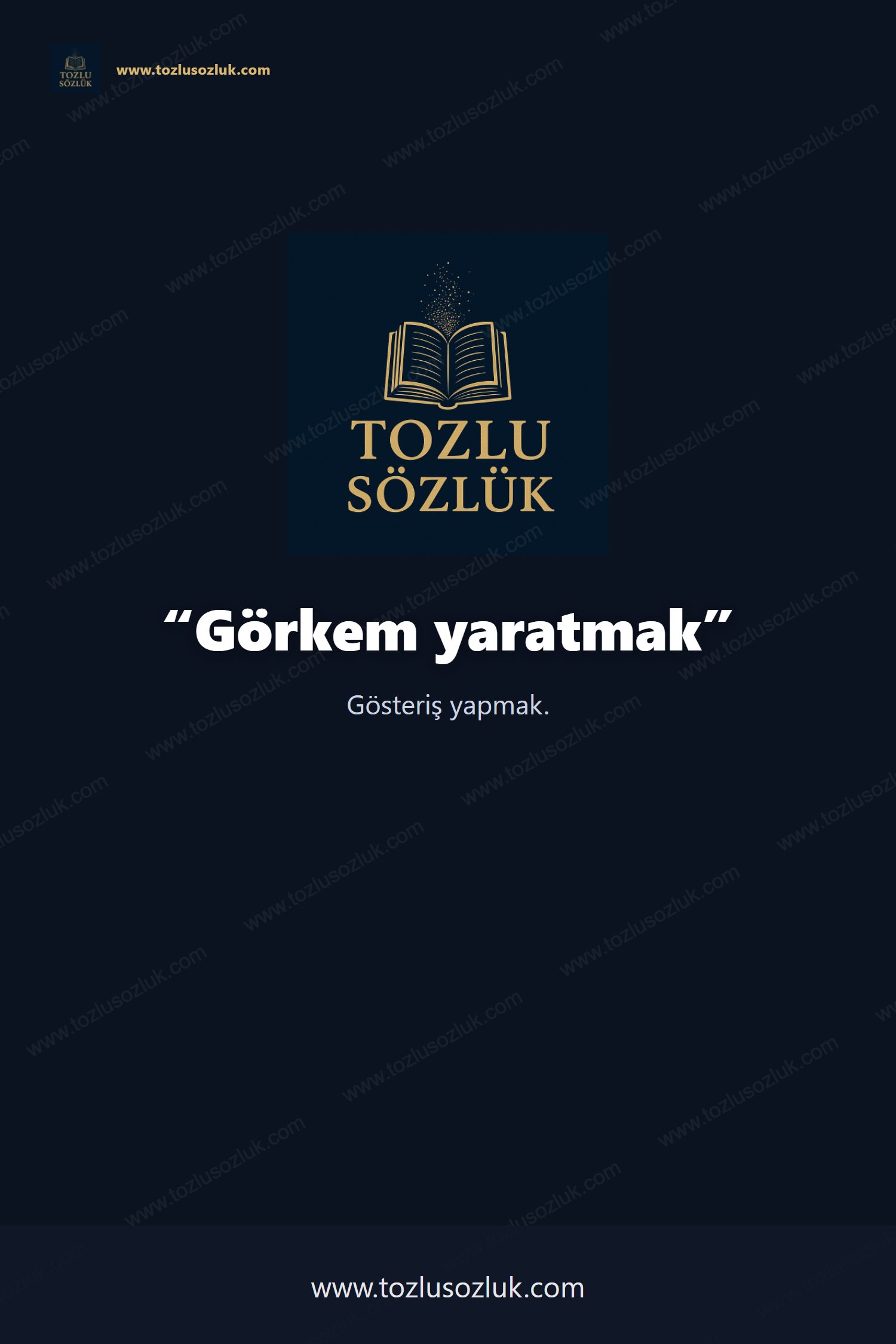 Görkem yaratmak Pinterest görseli