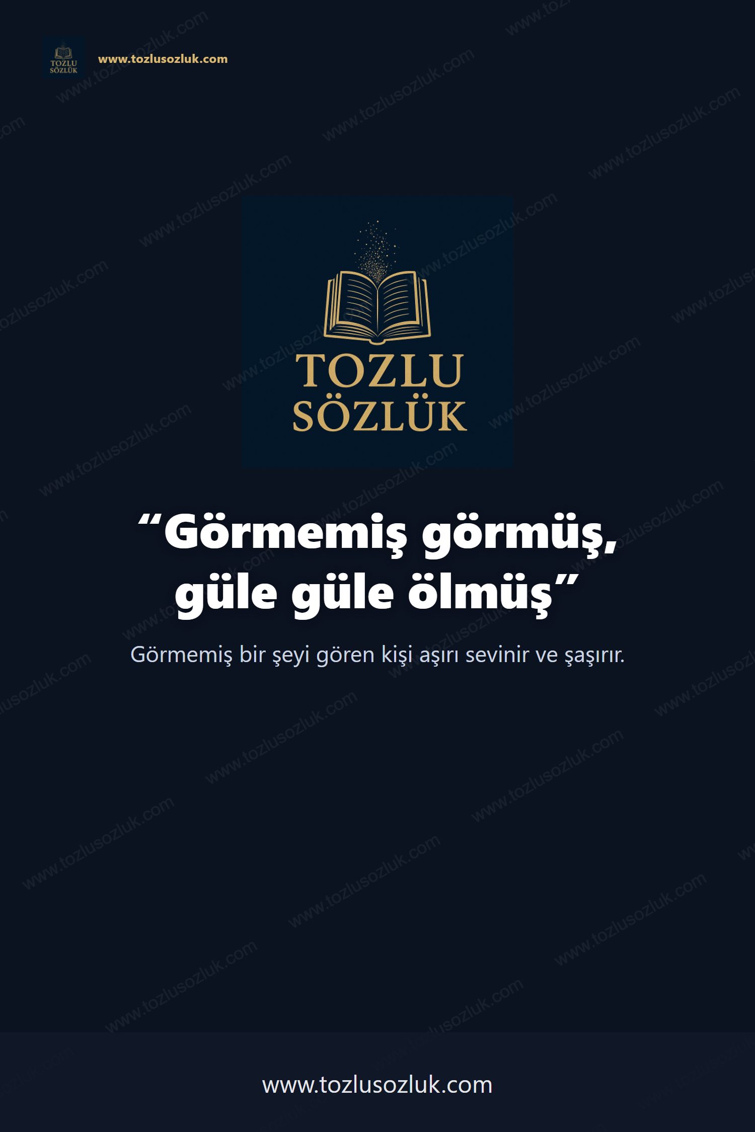 Görmemiş görmüş, güle güle ölmüş Pinterest görseli