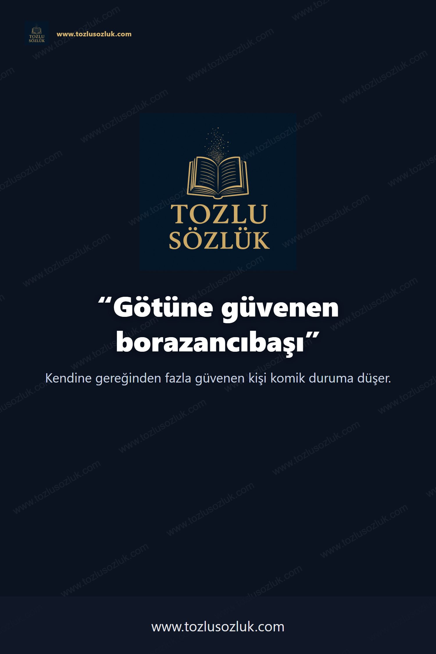 Götüne güvenen borazancıbaşı Pinterest görseli
