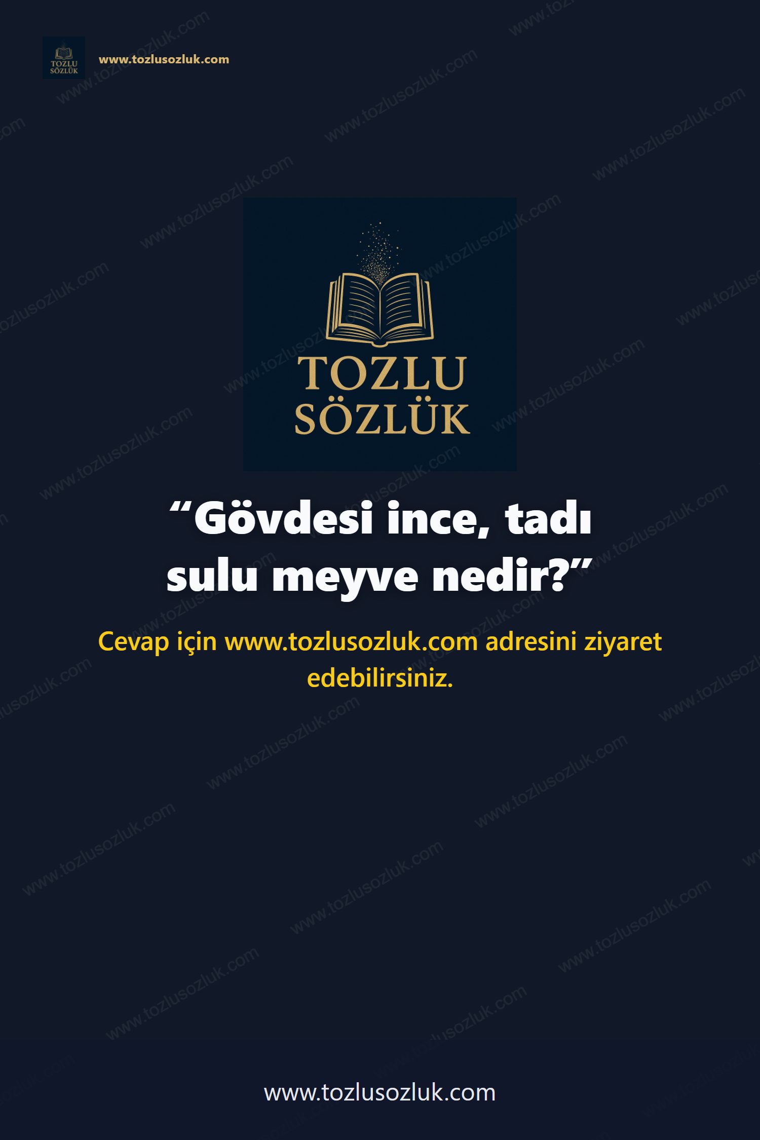Gövdesi ince, tadı sulu meyve nedir? Pinterest görseli
