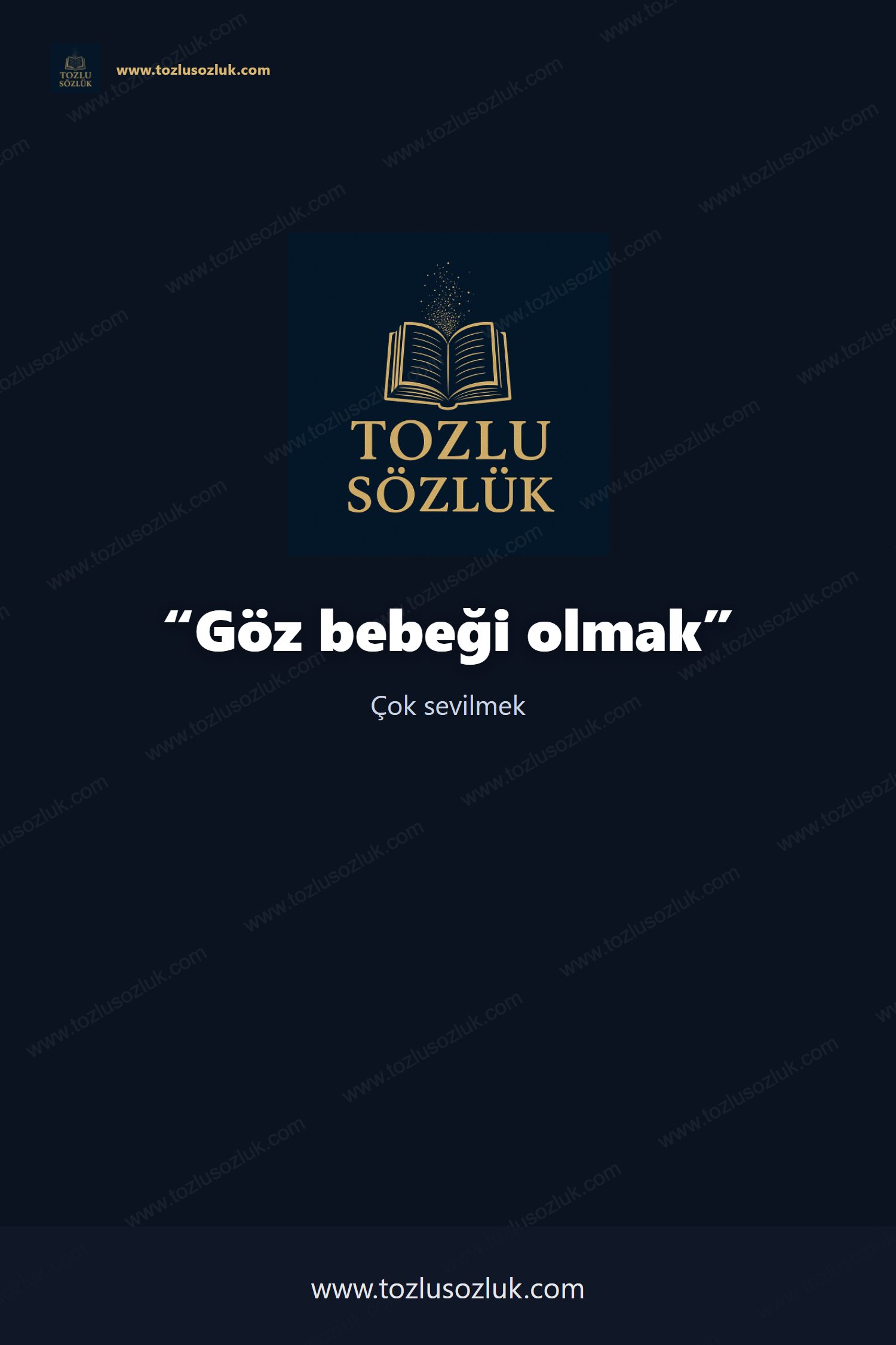 Göz bebeği olmak Pinterest görseli