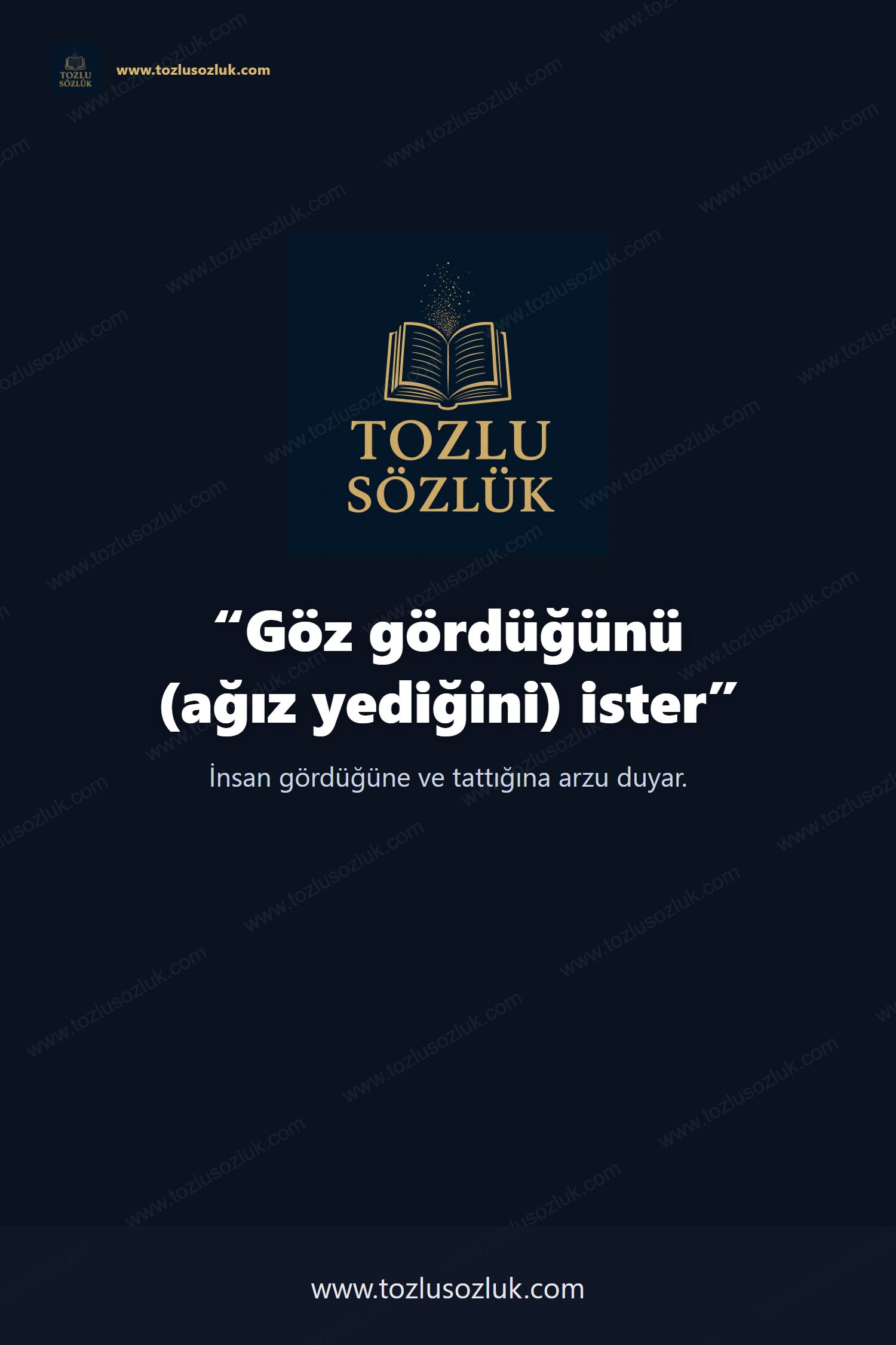 Göz gördüğünü (ağız yediğini) ister Pinterest görseli