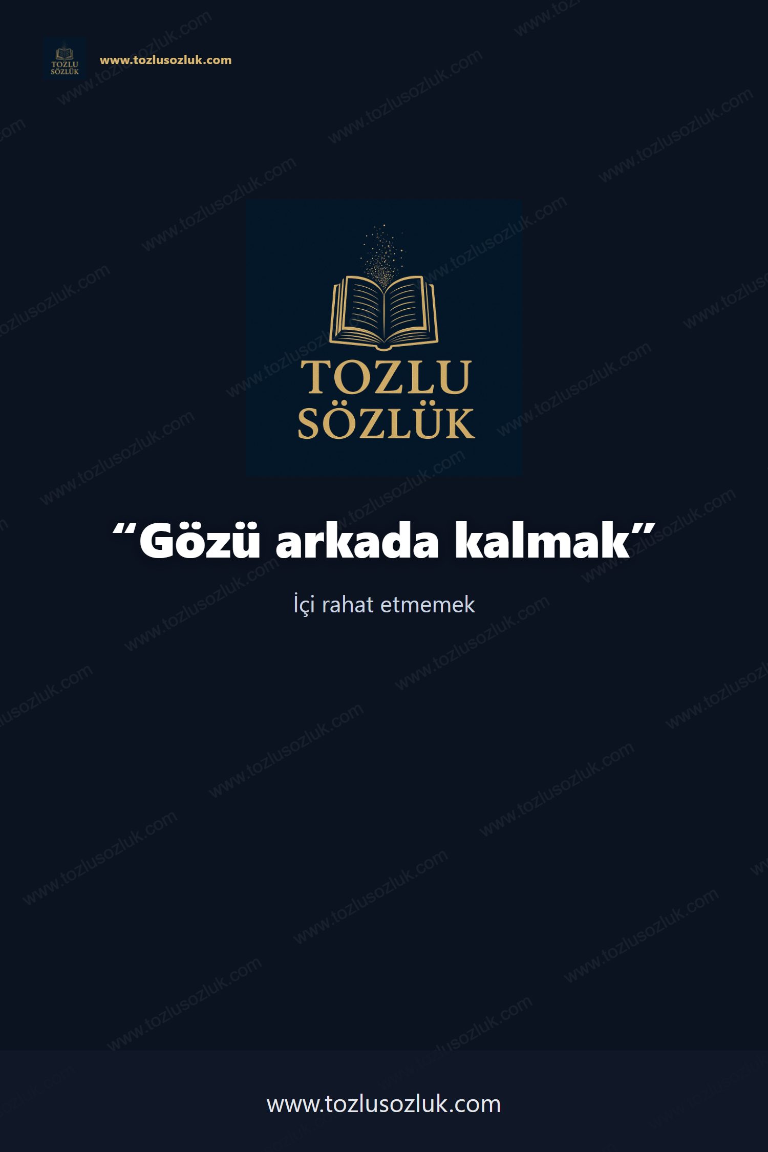 Gözü arkada kalmak Pinterest görseli