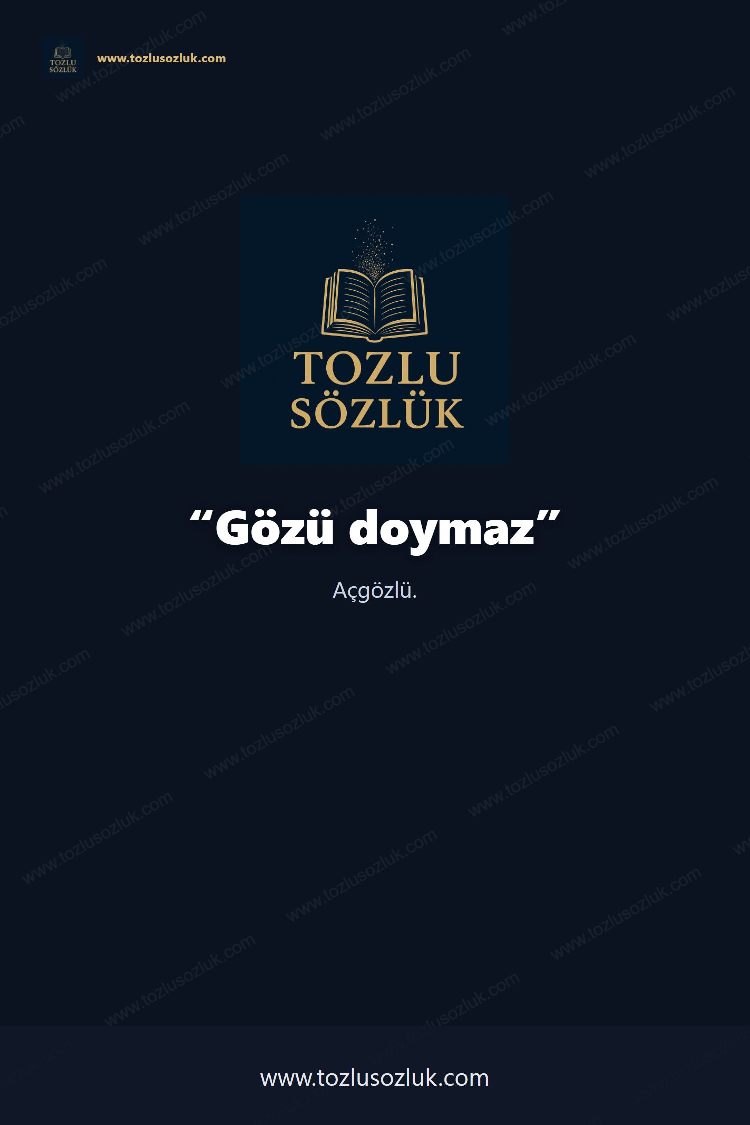Gözü doymaz Pinterest görseli