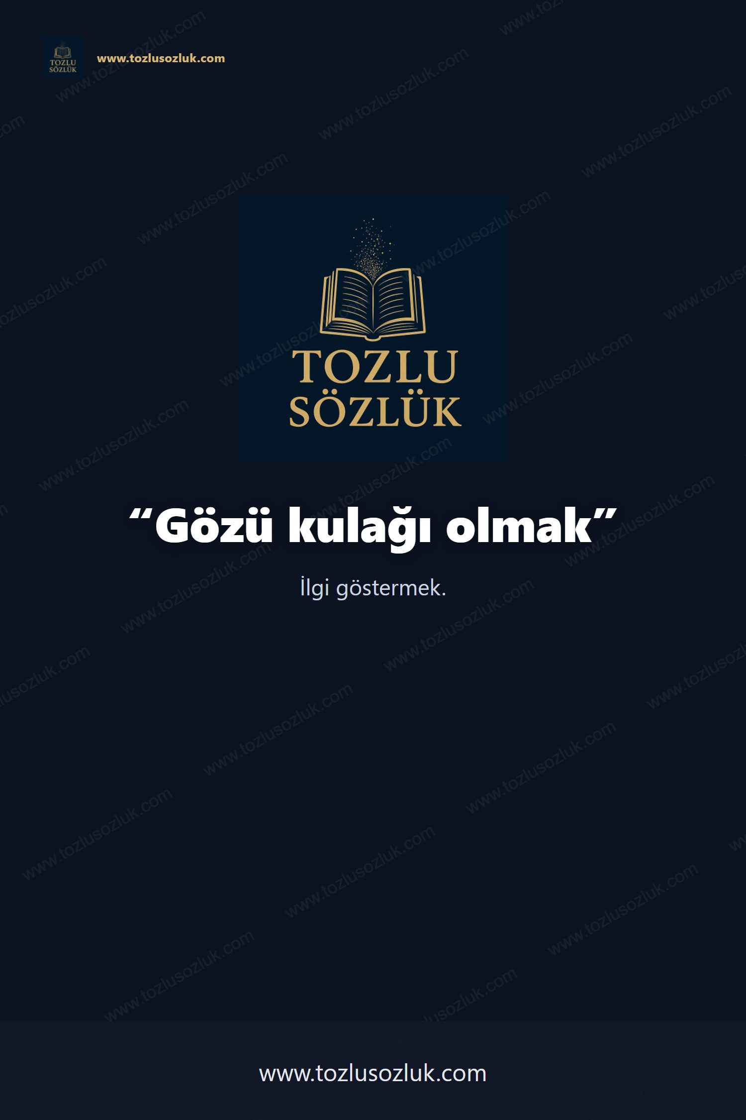 Gözü kulağı olmak Pinterest görseli