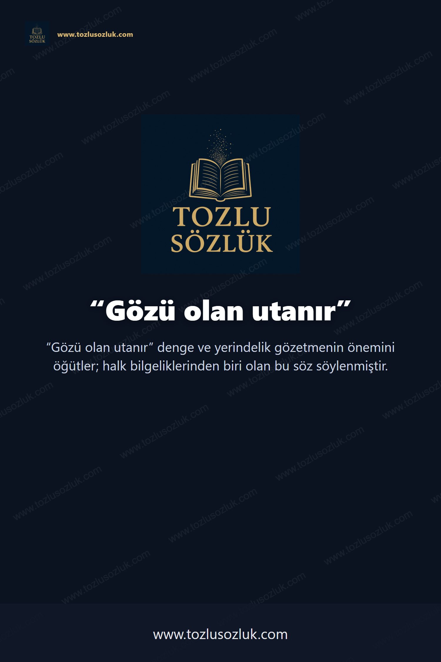 Gözü olan utanır Pinterest görseli