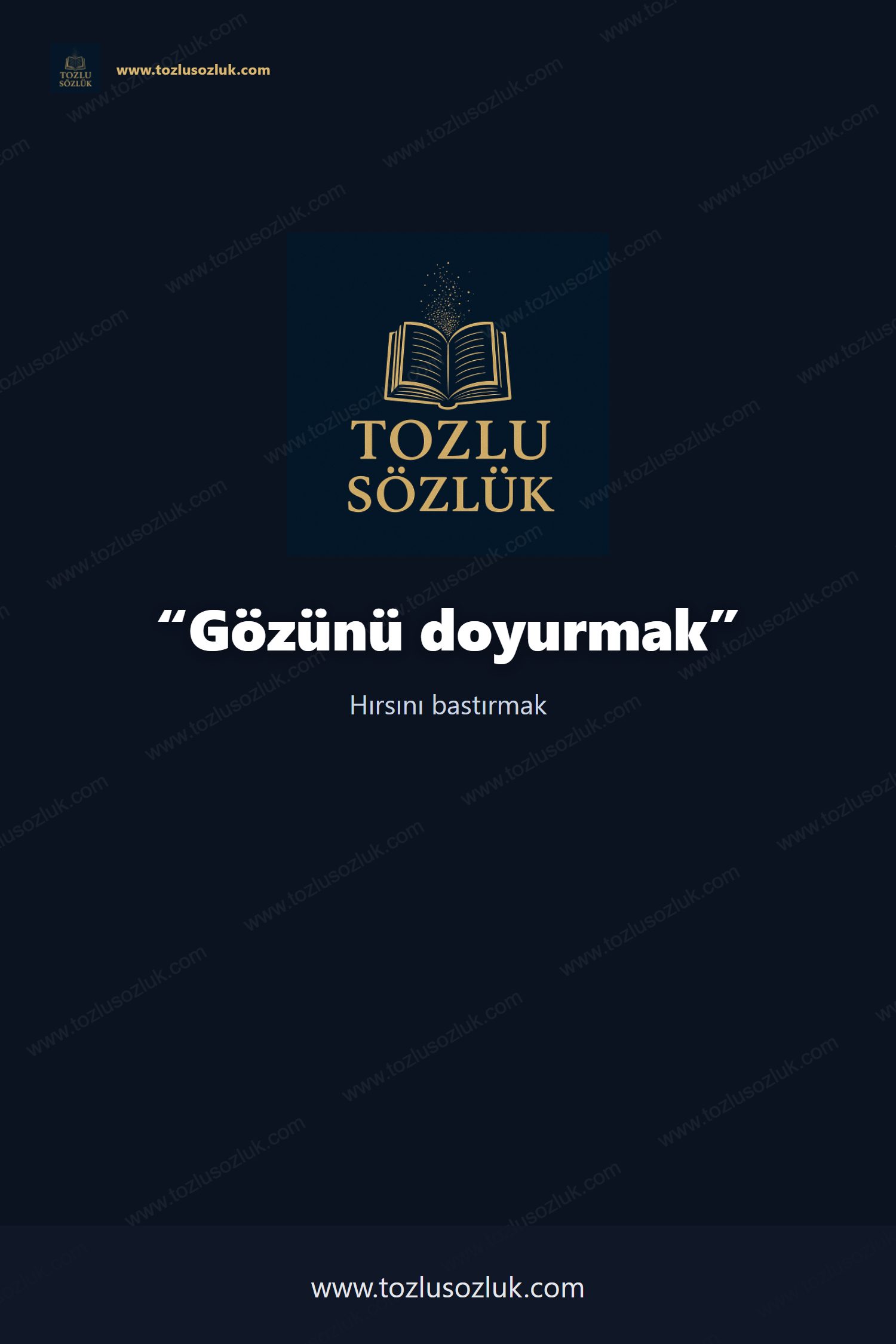 Gözünü doyurmak Pinterest görseli