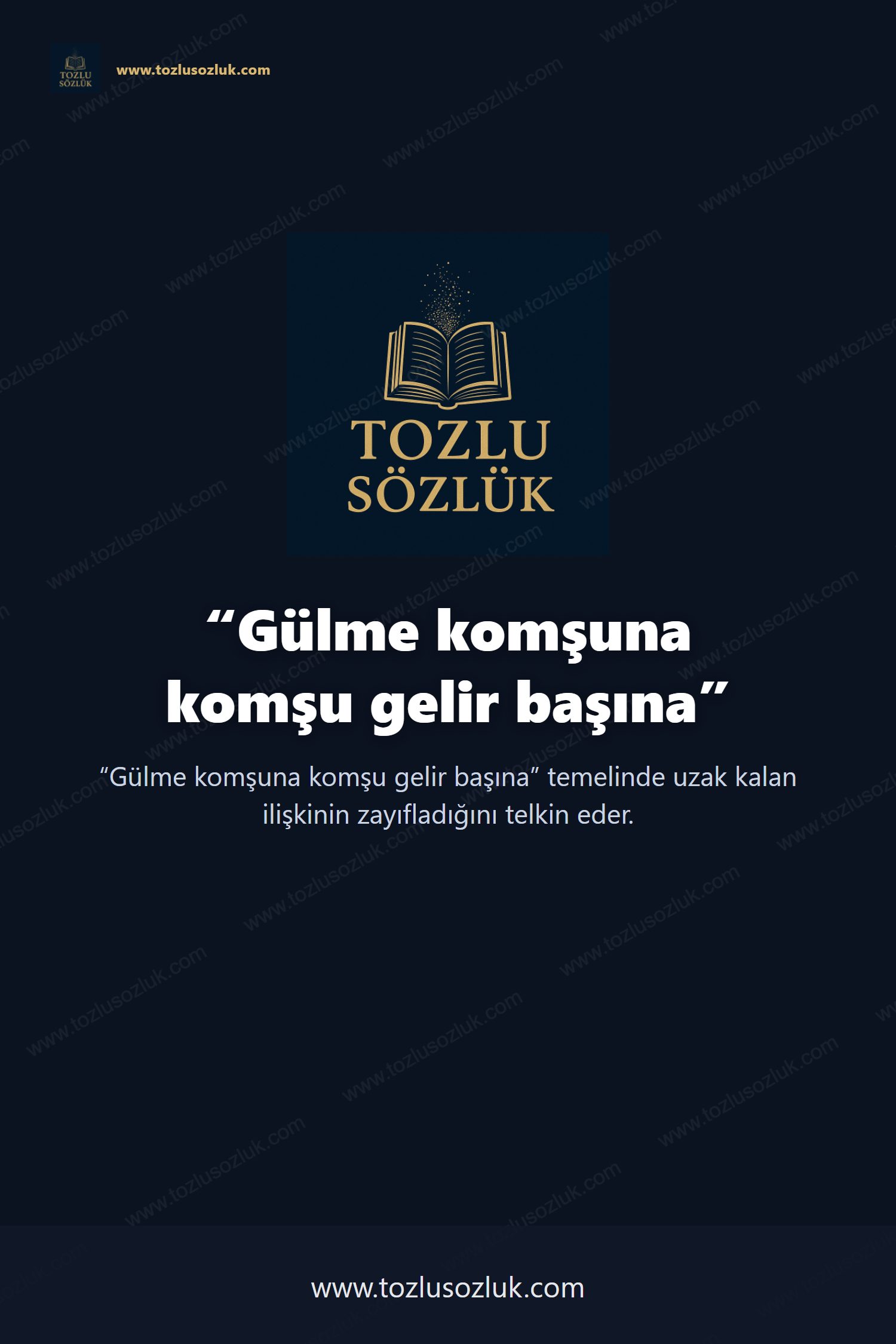 Gülme komşuna komşu gelir başına Pinterest görseli
