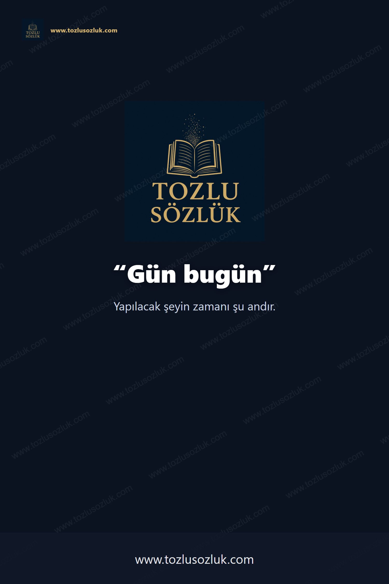 Gün bugün Pinterest görseli