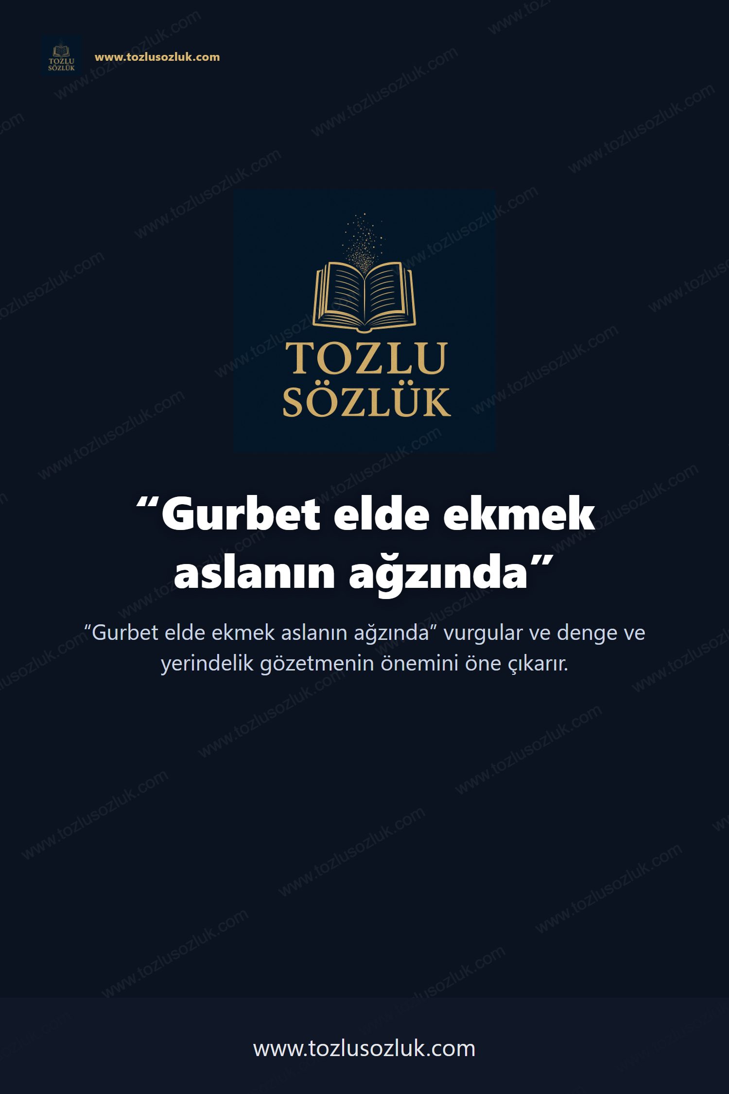 Gurbet elde ekmek aslanın ağzında Pinterest görseli