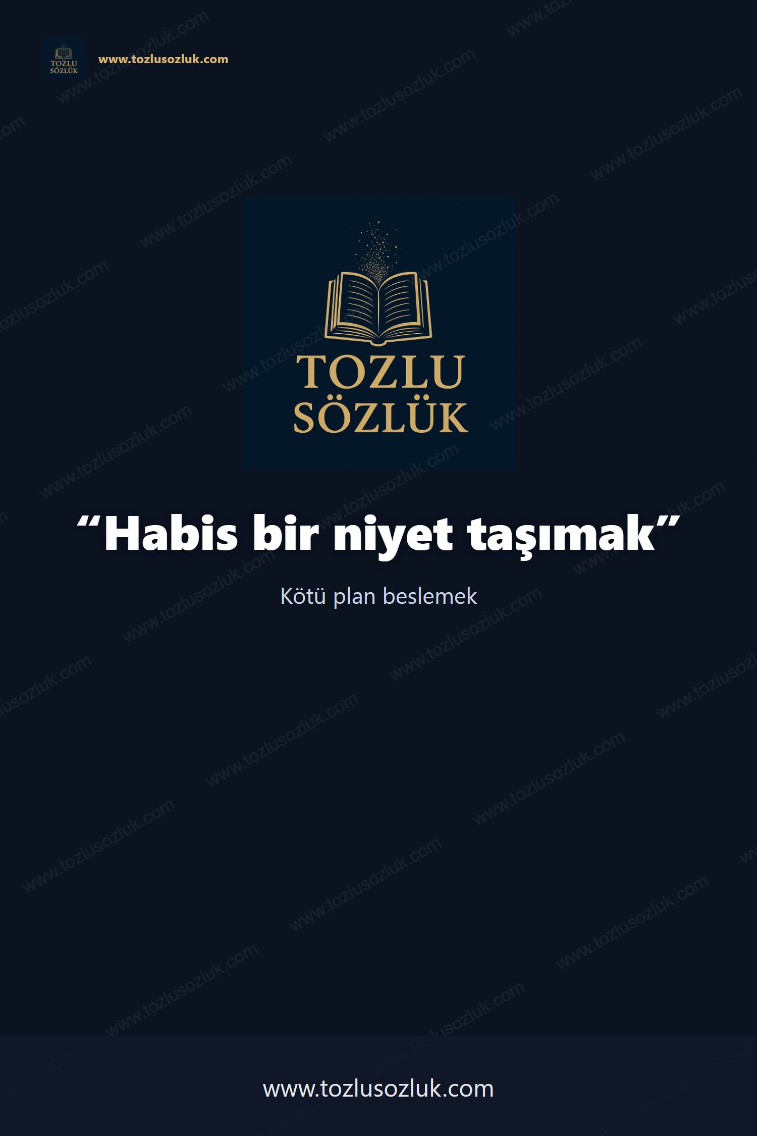 Habis bir niyet taşımak Pinterest görseli