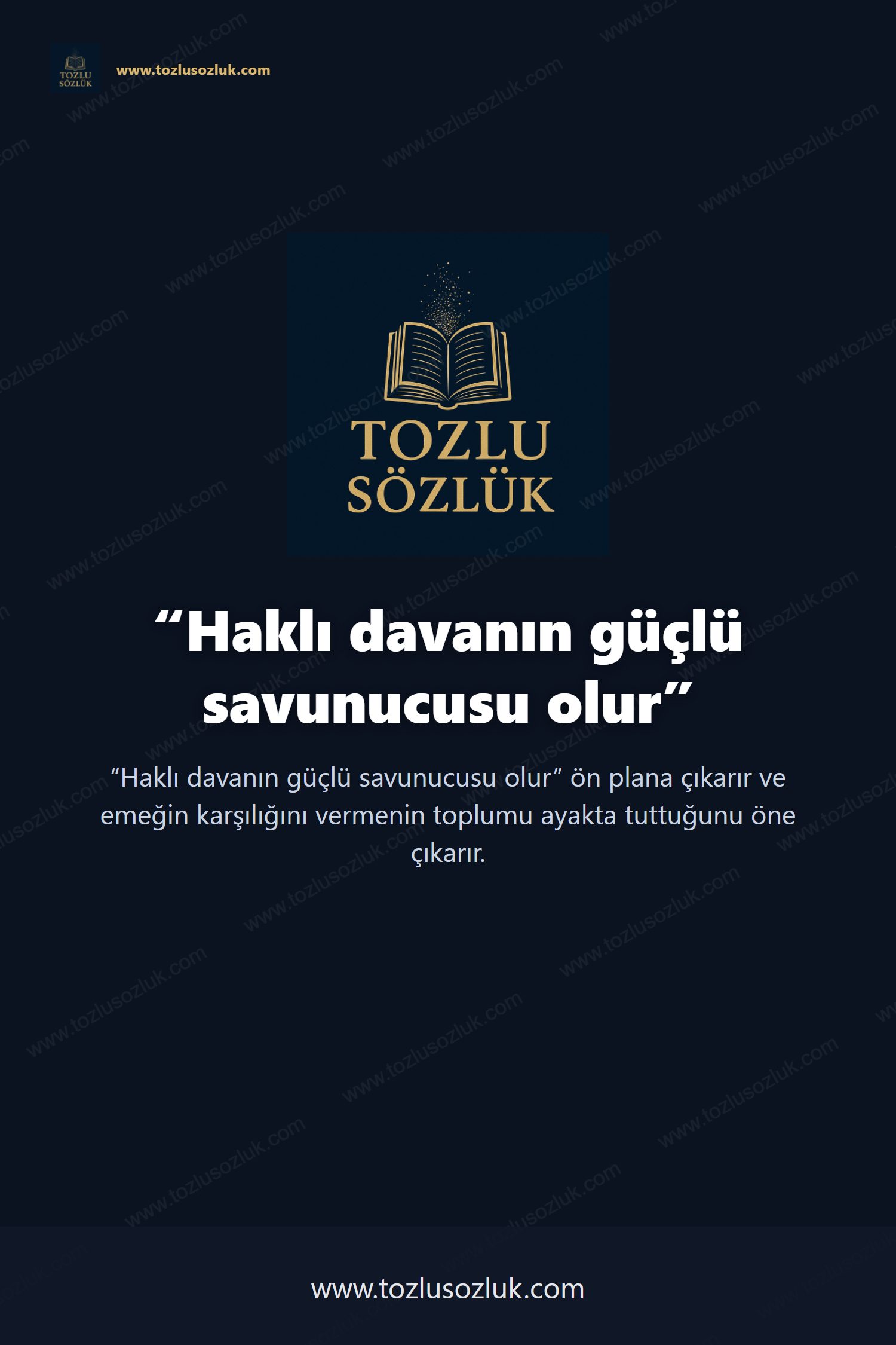 Haklı davanın güçlü savunucusu olur Pinterest görseli