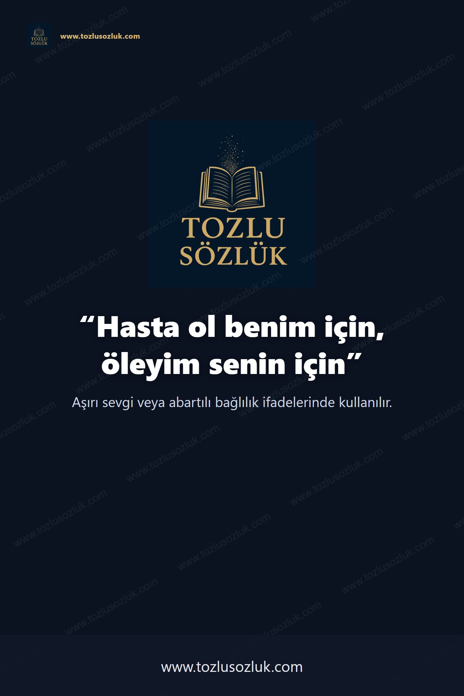 Hasta ol benim için, öleyim senin için Pinterest görseli