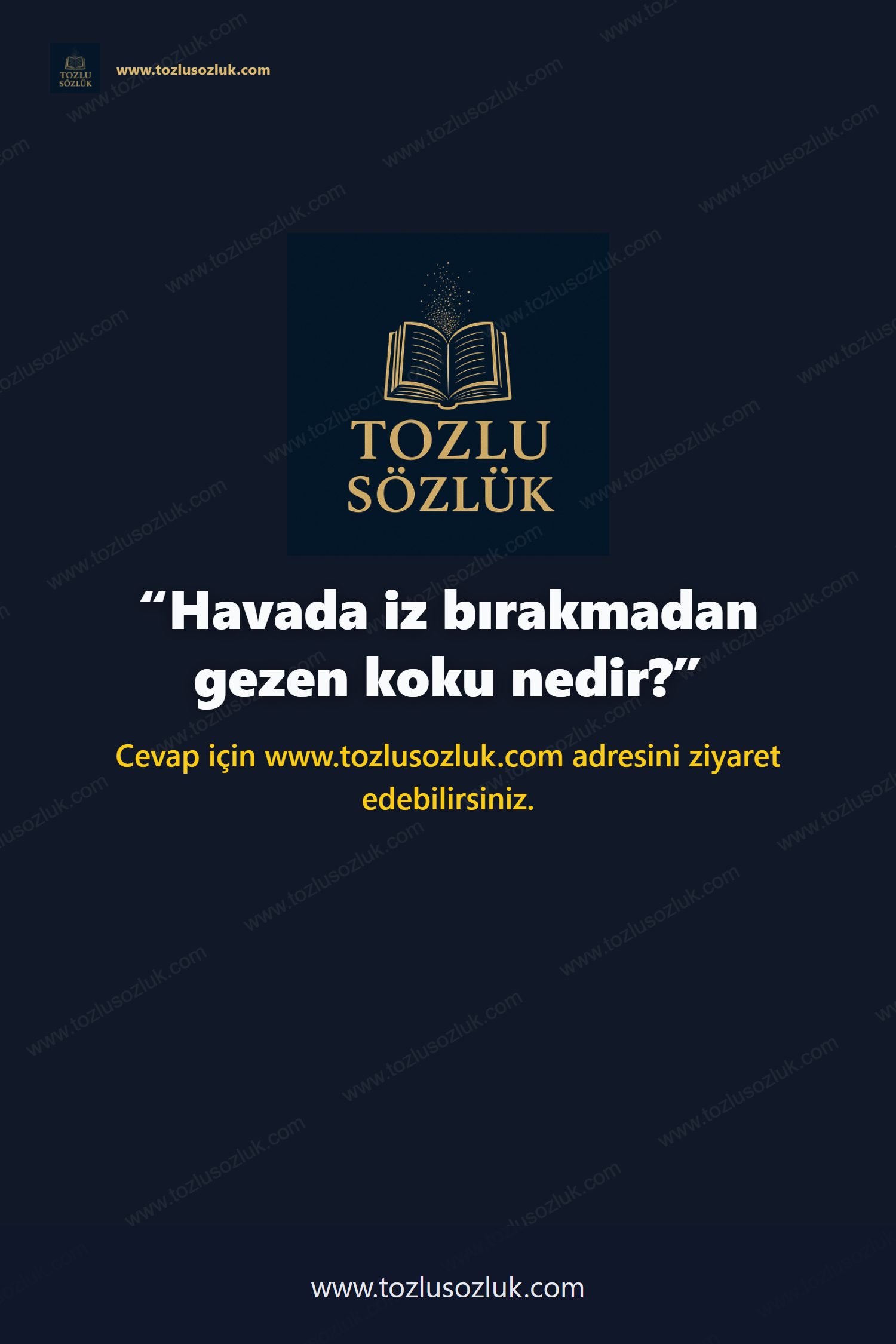 Havada iz bırakmadan gezen koku nedir? Pinterest görseli