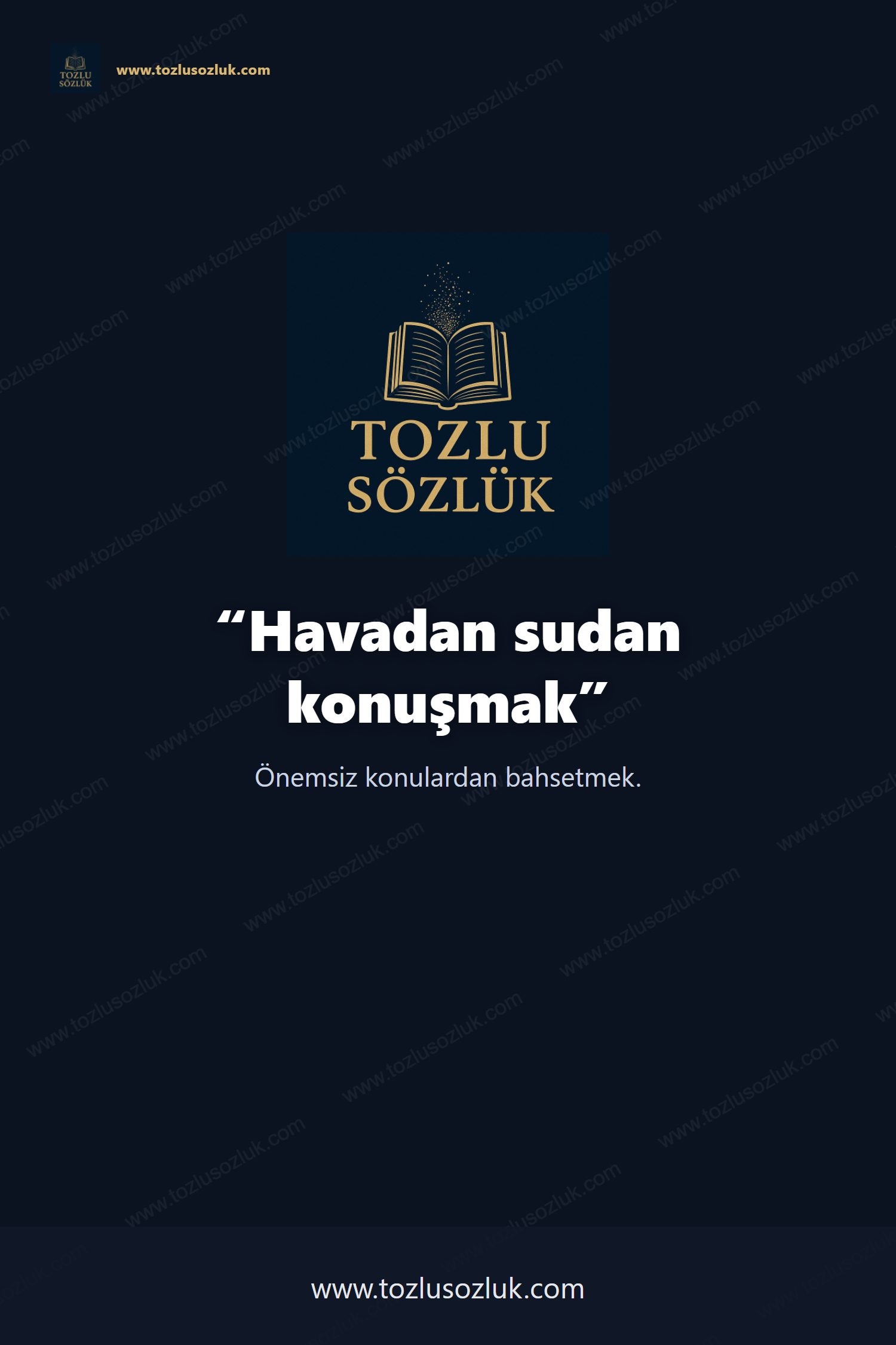 Havadan sudan konuşmak Pinterest görseli