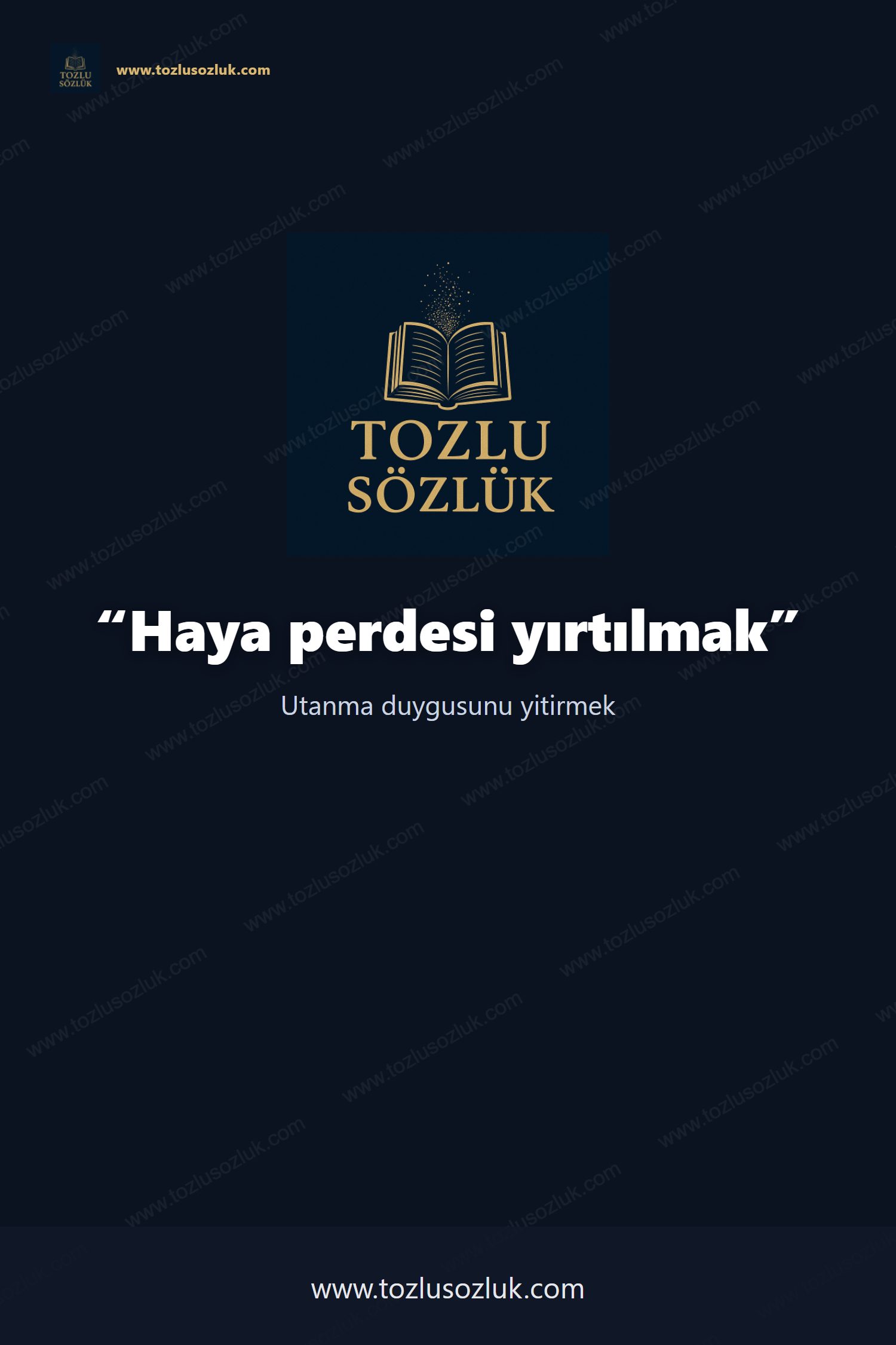Haya perdesi yırtılmak Pinterest görseli