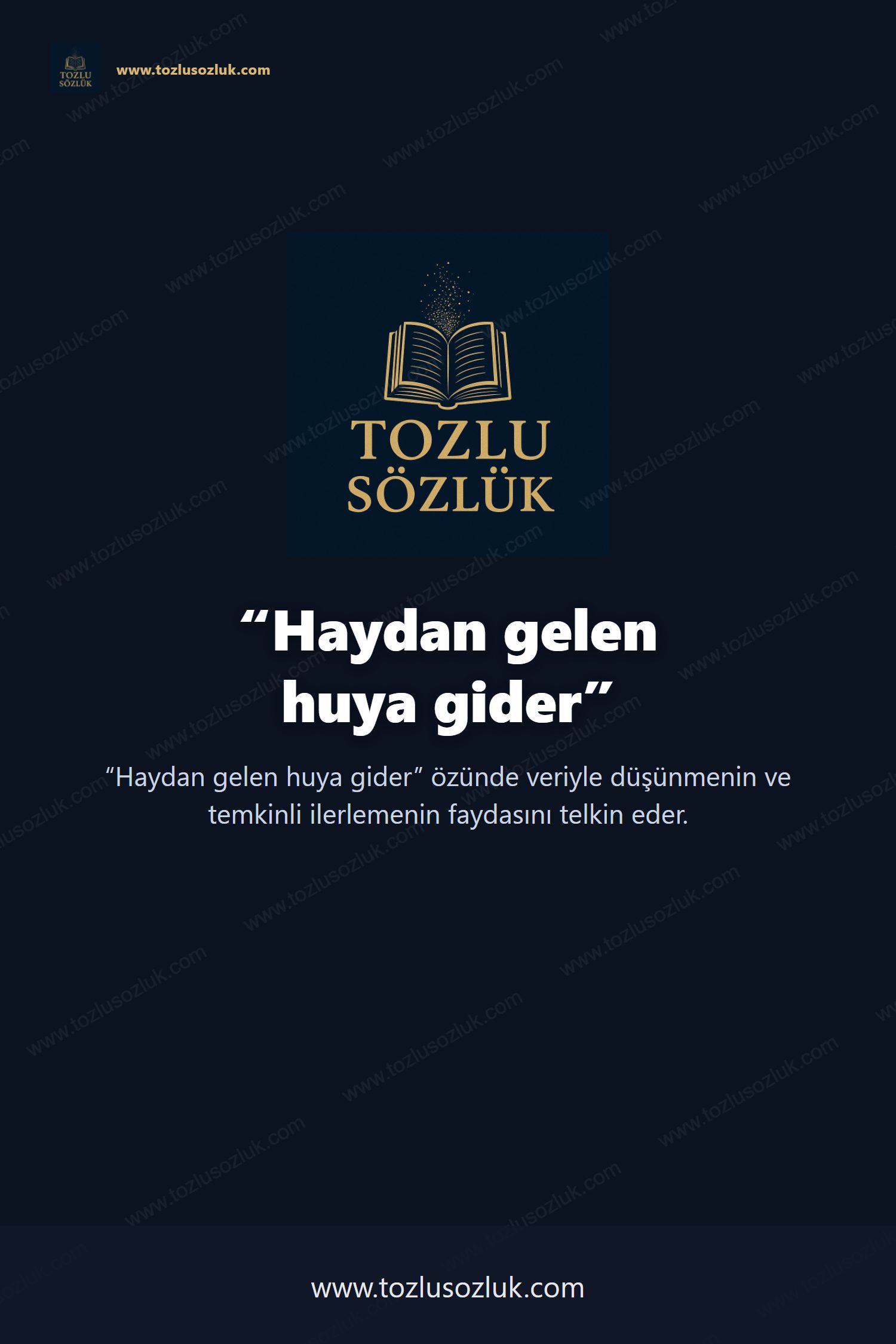 Haydan gelen huya gider Pinterest görseli