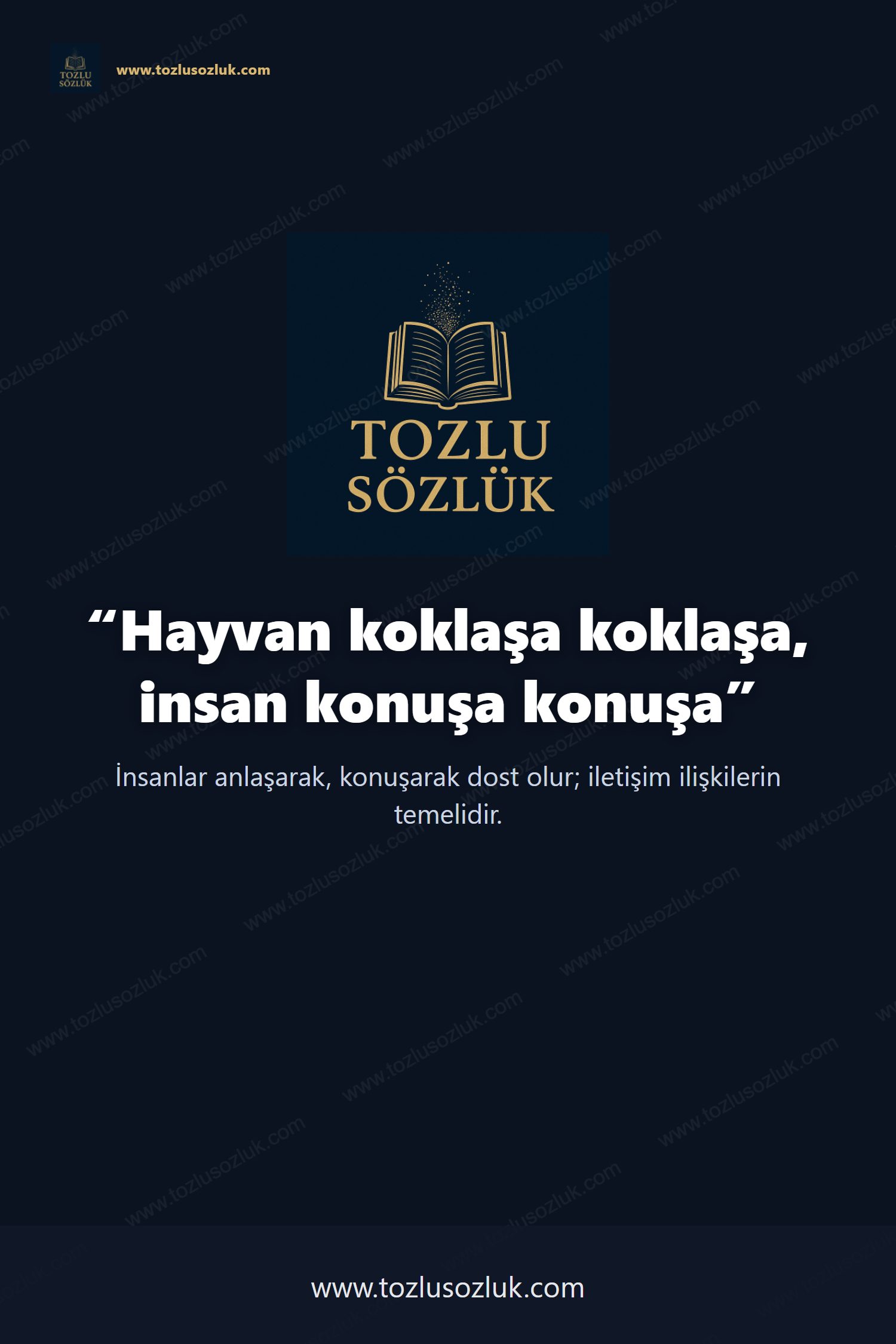 Hayvan koklaşa koklaşa, insan konuşa konuşa Pinterest görseli