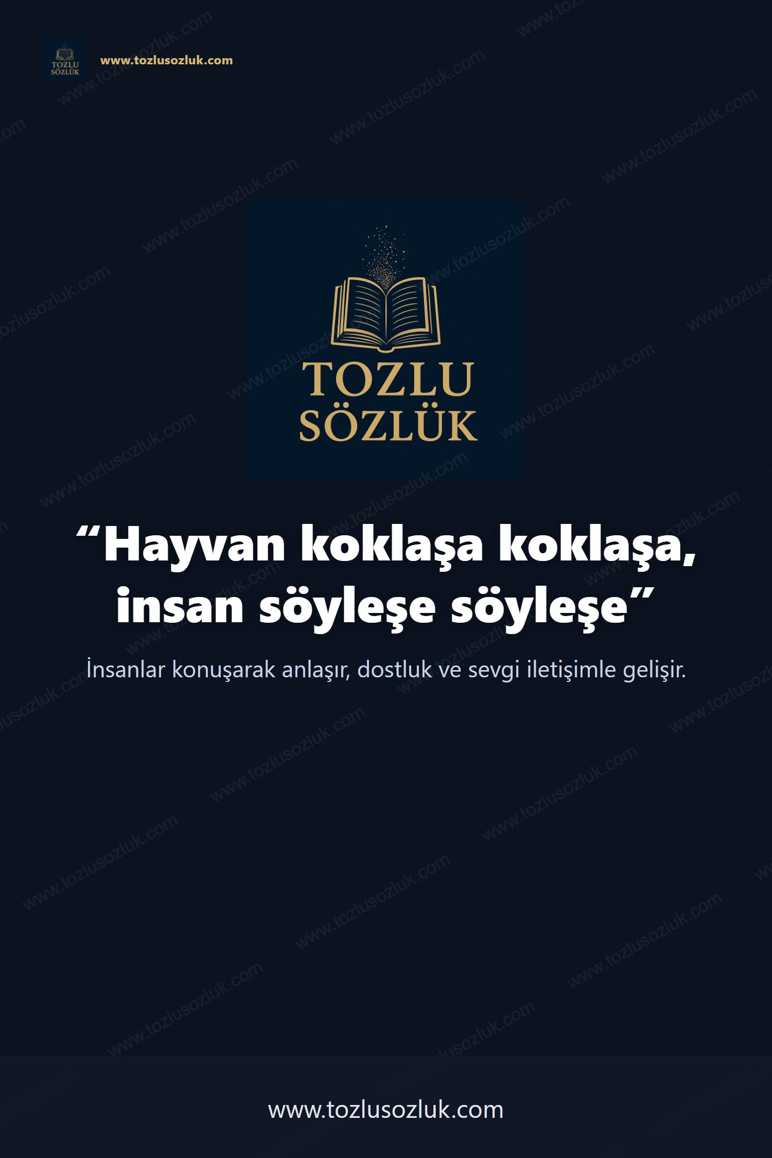 Hayvan koklaşa koklaşa, insan söyleşe söyleşe Pinterest görseli