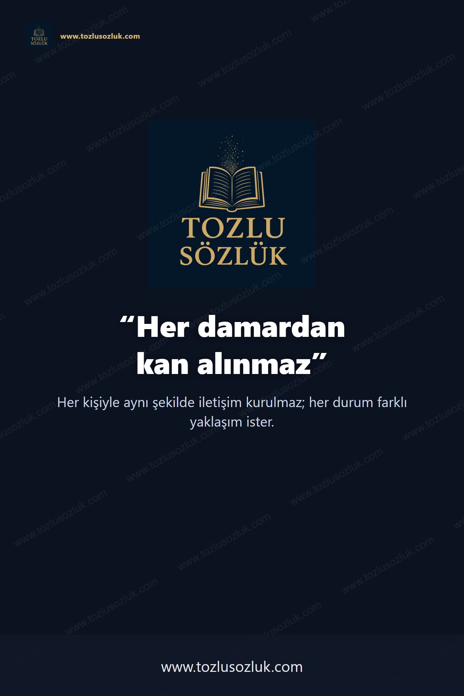 Her damardan kan alınmaz Pinterest görseli