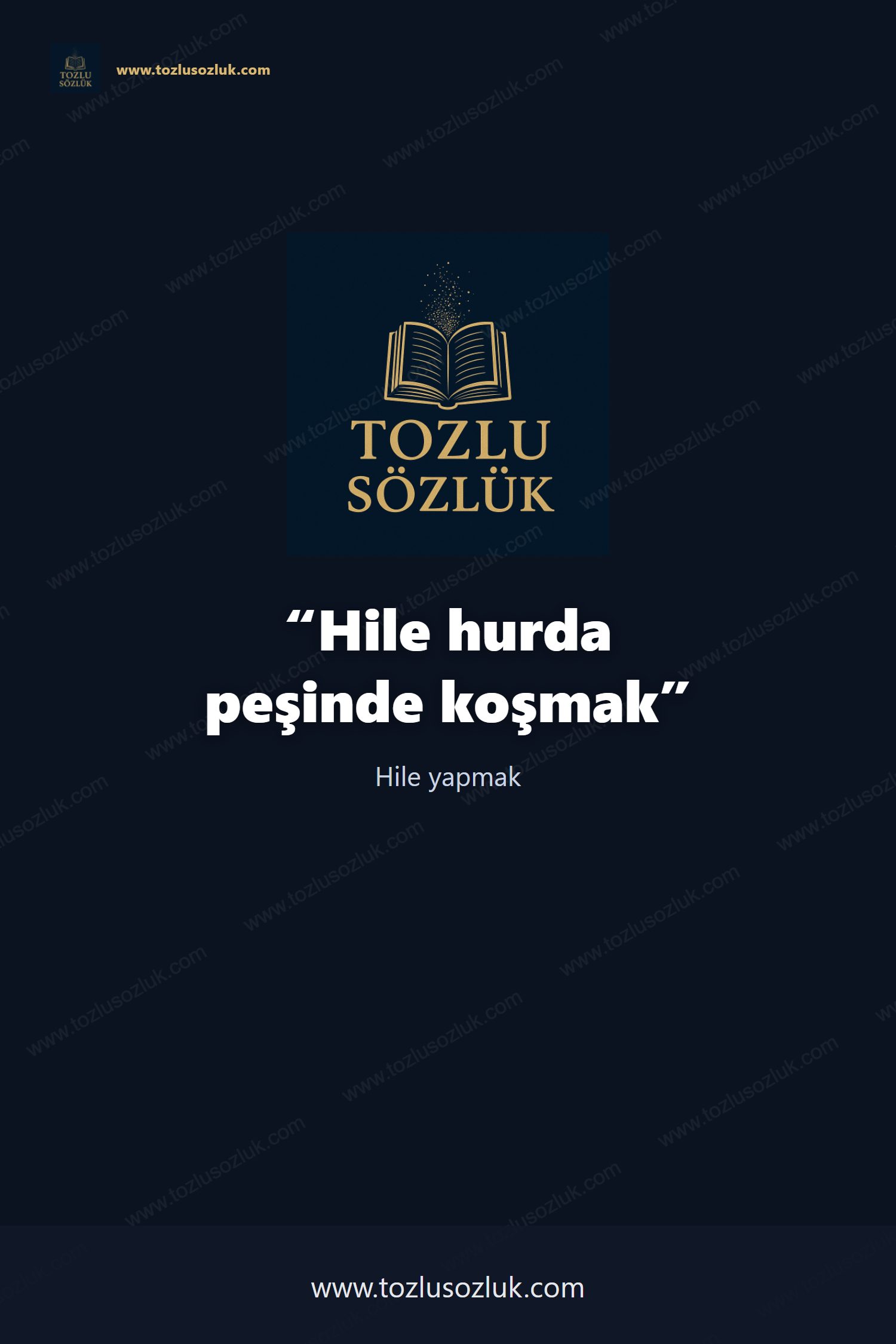Hile hurda peşinde koşmak Pinterest görseli