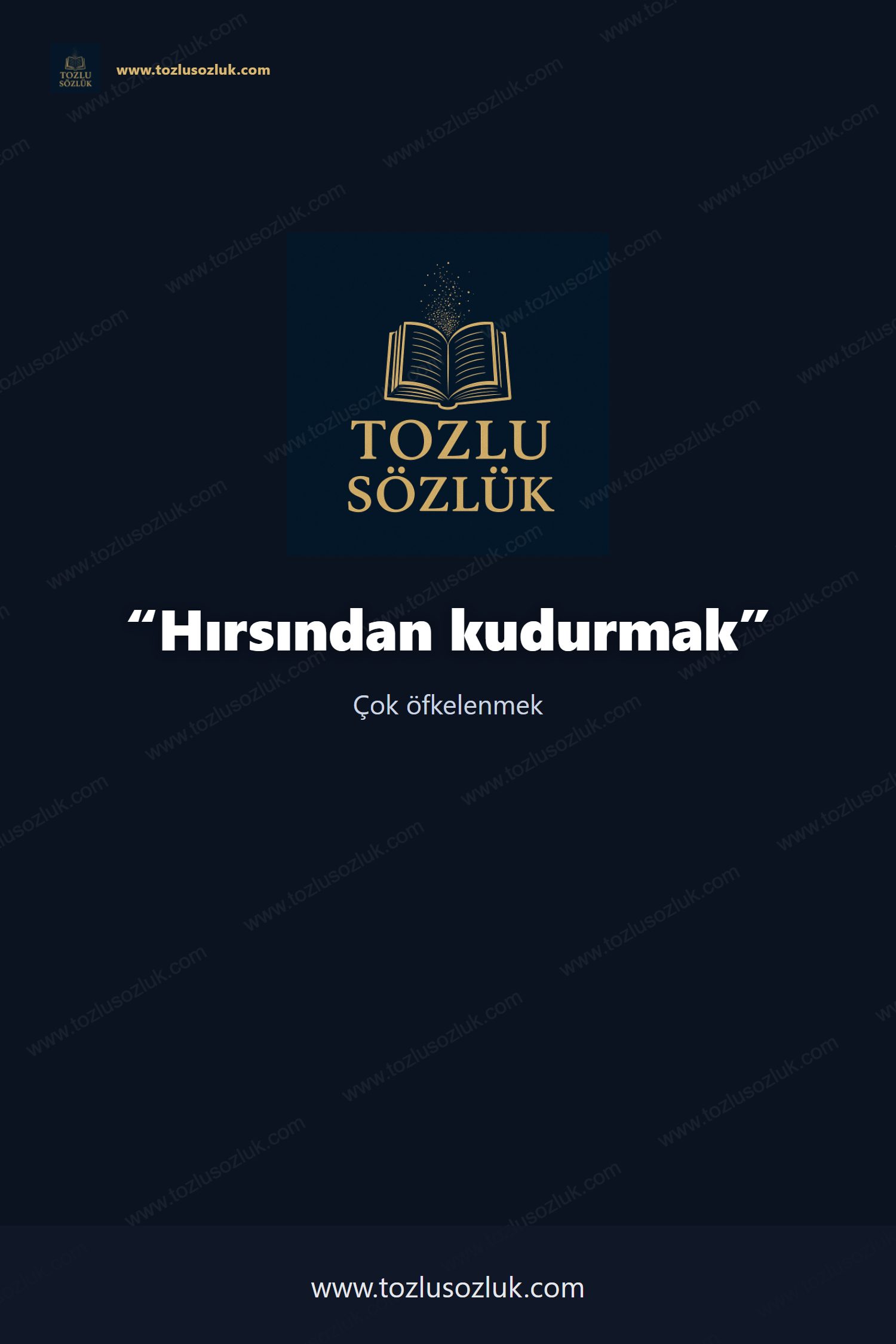 Hırsından kudurmak Pinterest görseli
