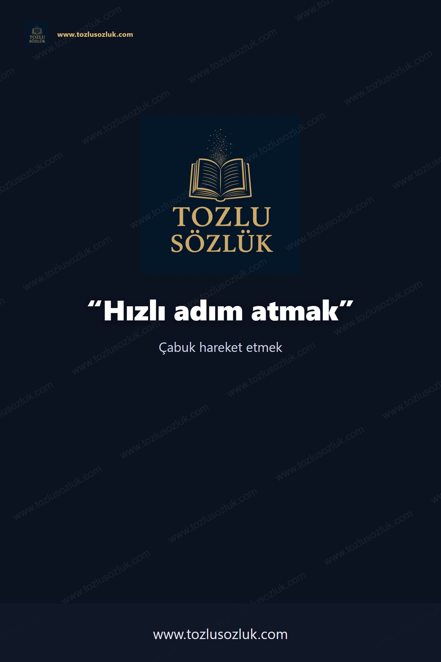 Hızlı adım atmak Pinterest görseli