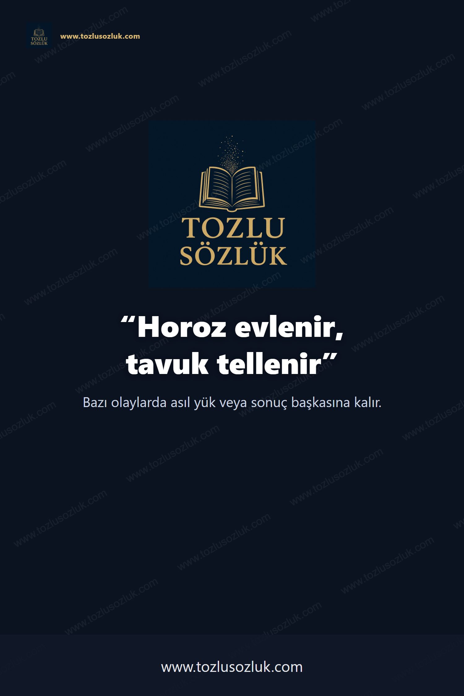 Horoz evlenir, tavuk tellenir Pinterest görseli