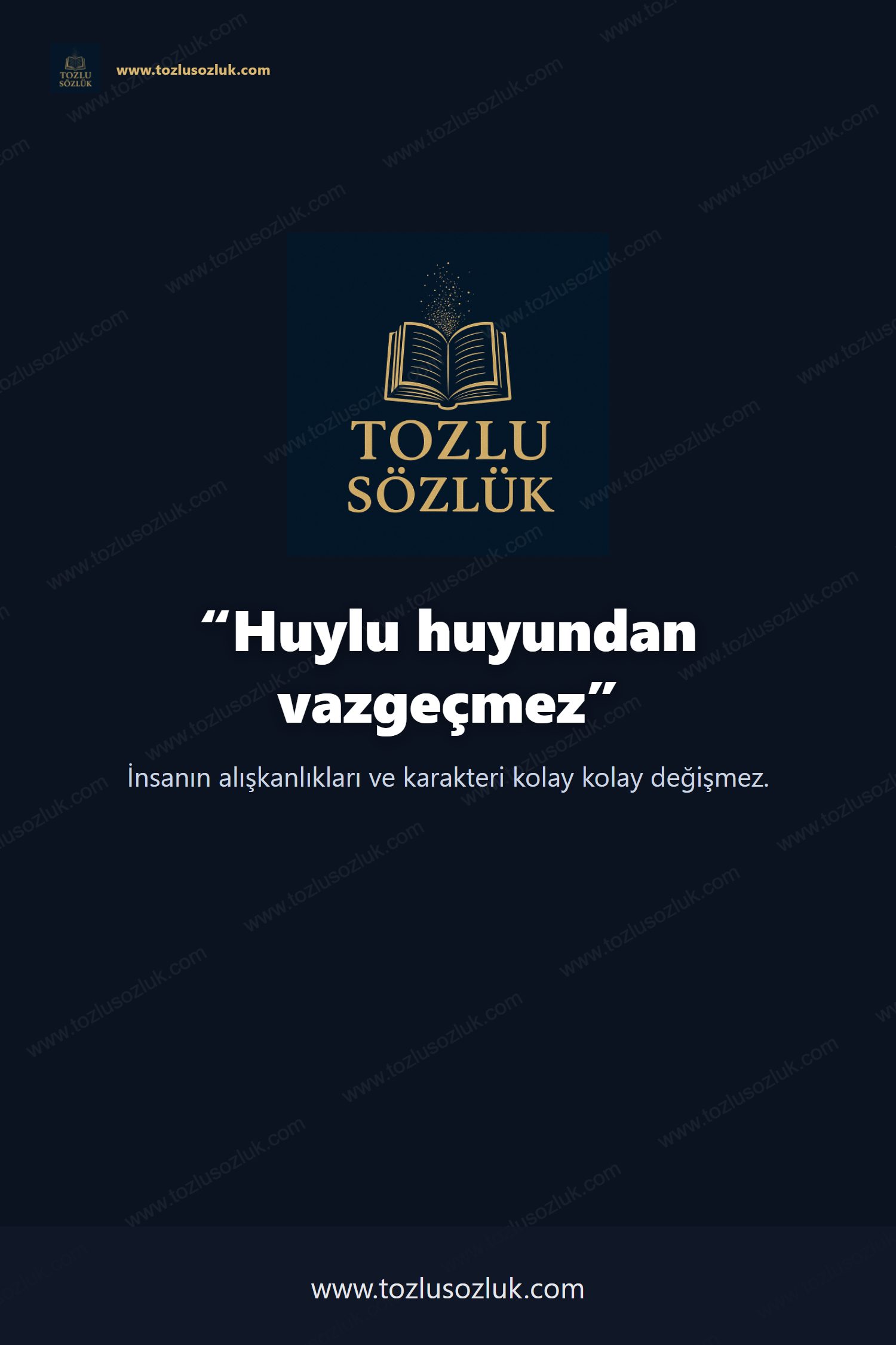 Huylu huyundan vazgeçmez Pinterest görseli