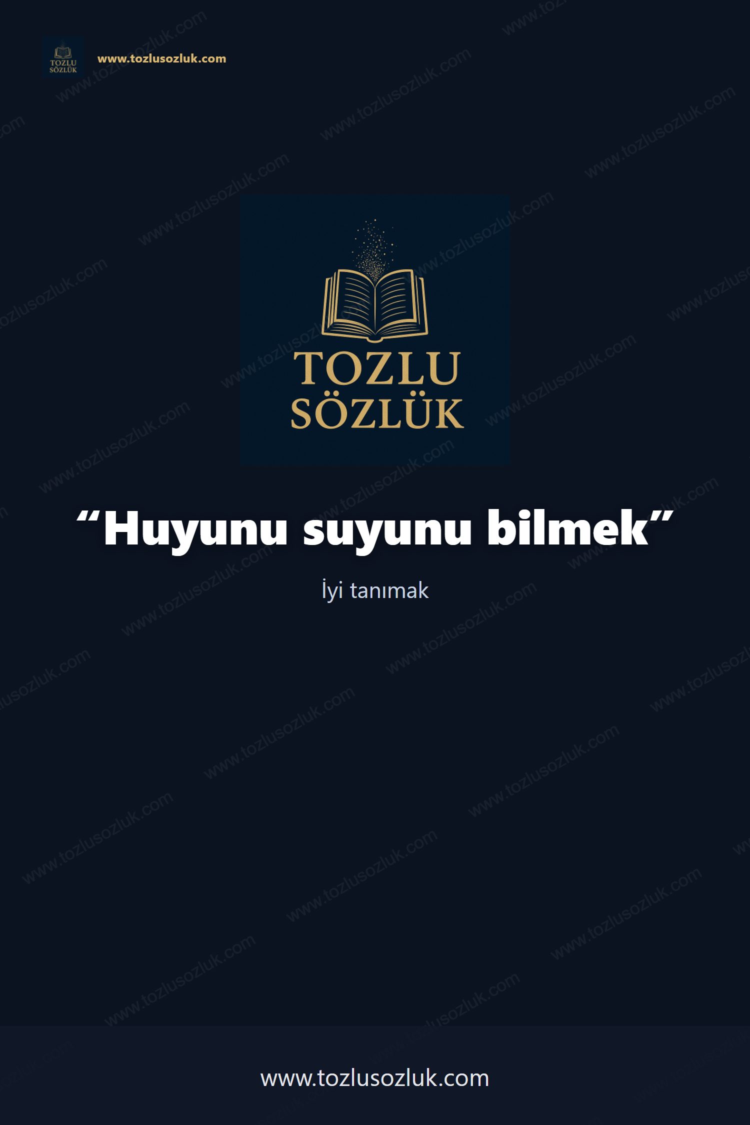 Huyunu suyunu bilmek Pinterest görseli