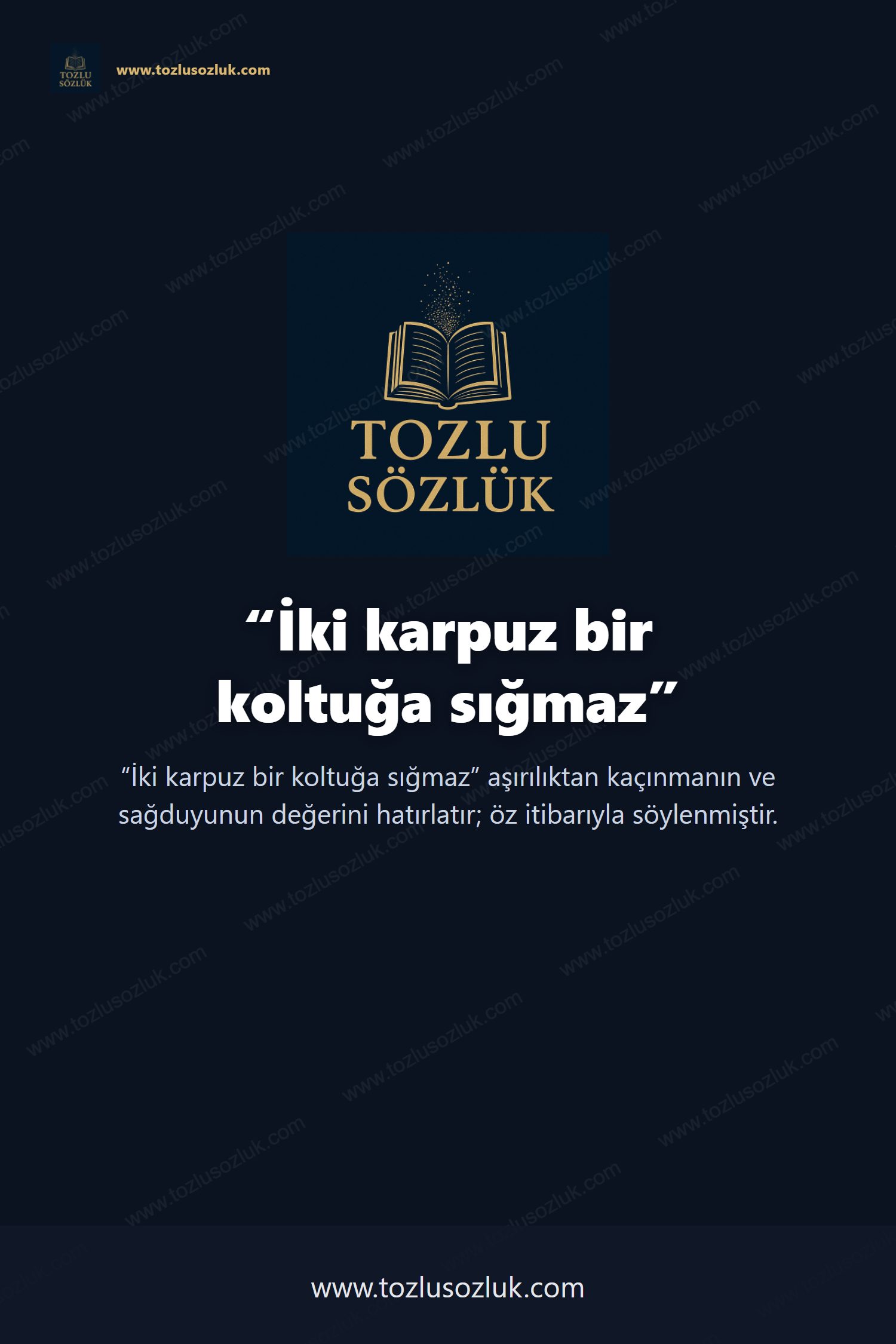 İki karpuz bir koltuğa sığmaz Pinterest görseli