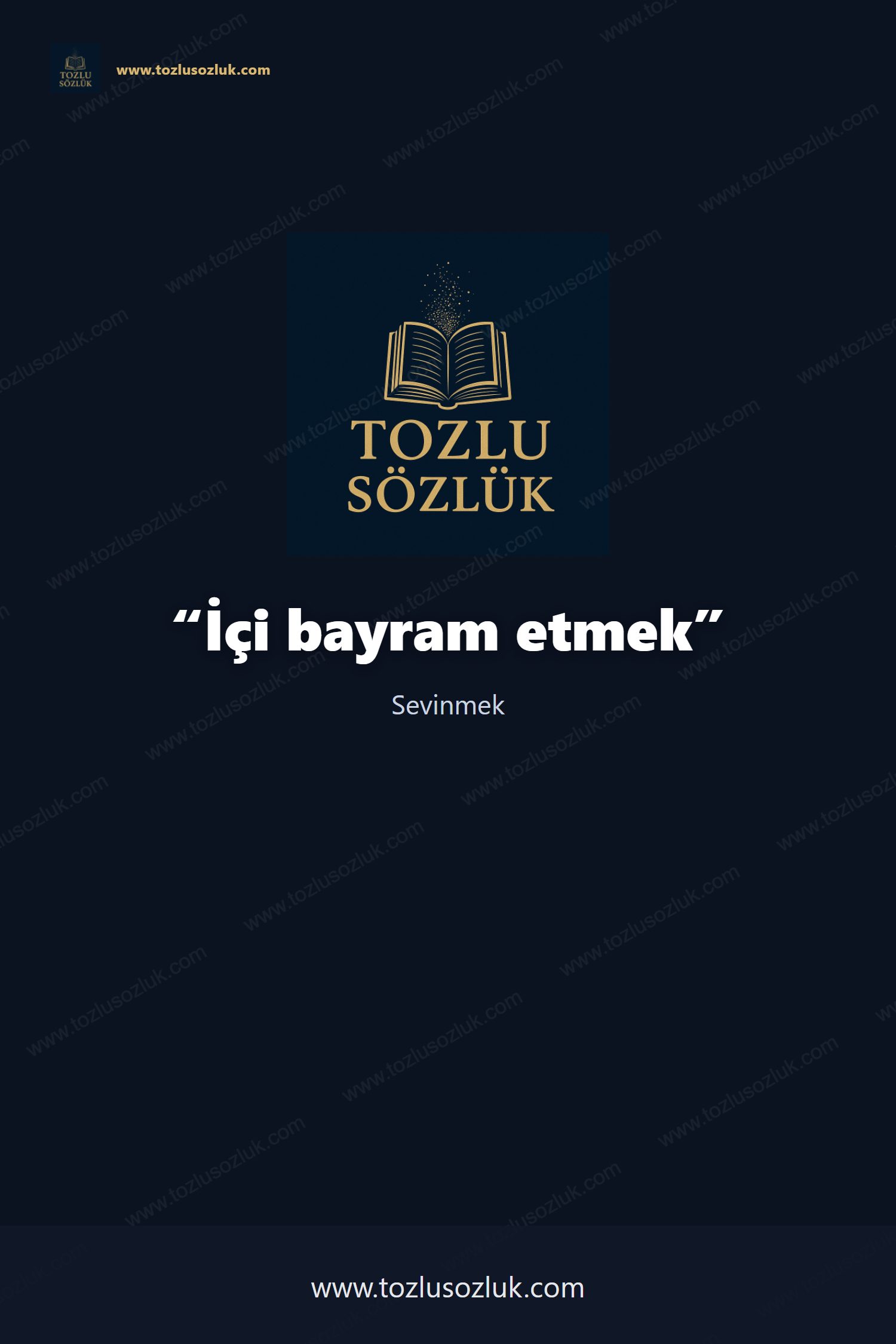 İçi bayram etmek Pinterest görseli