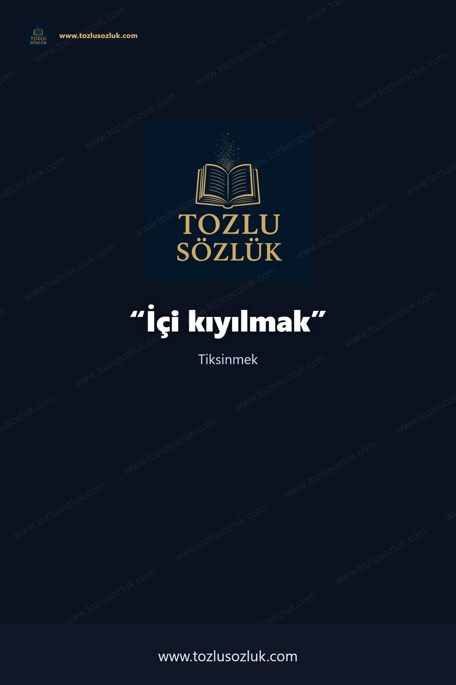 İçi kıyılmak Pinterest görseli