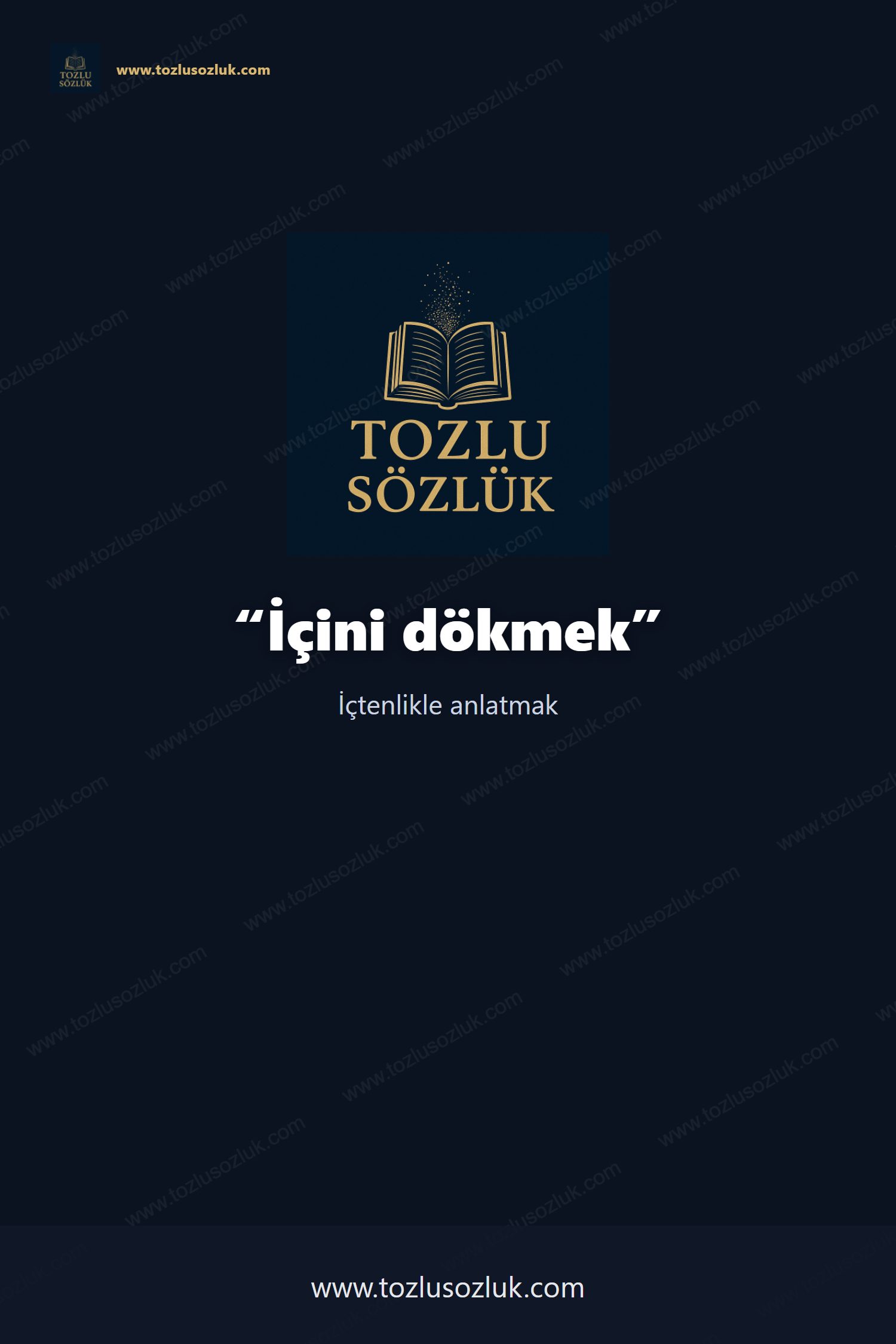 İçini dökmek Pinterest görseli