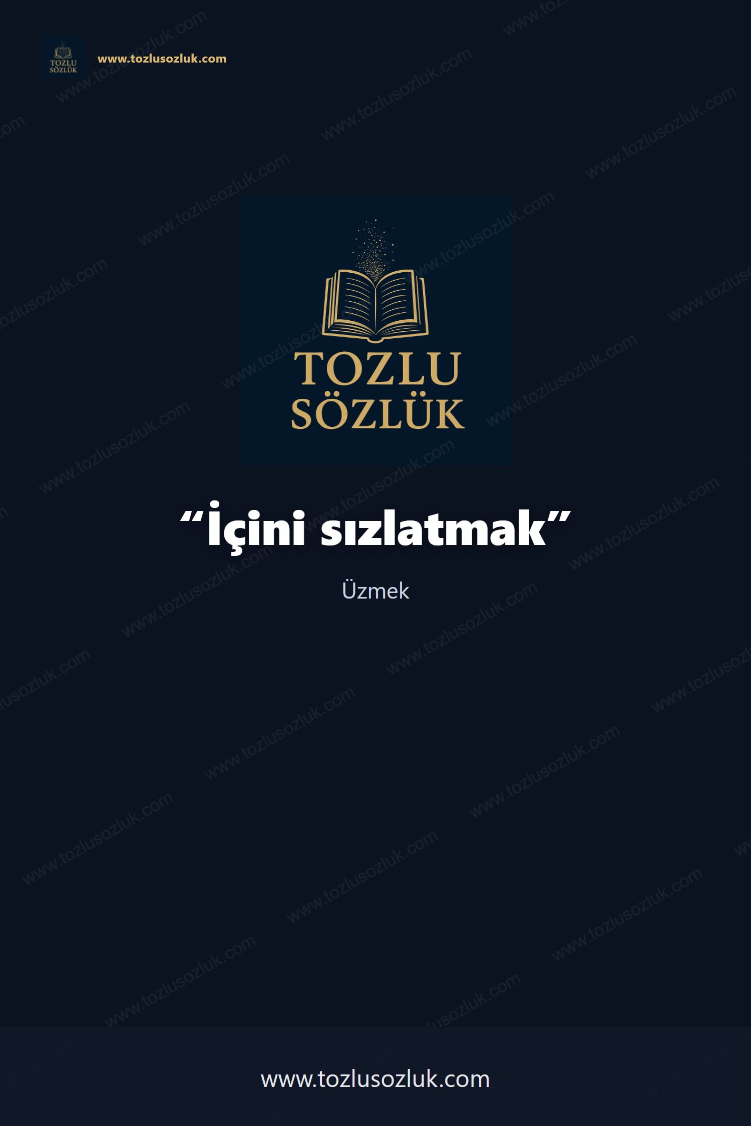 İçini sızlatmak Pinterest görseli