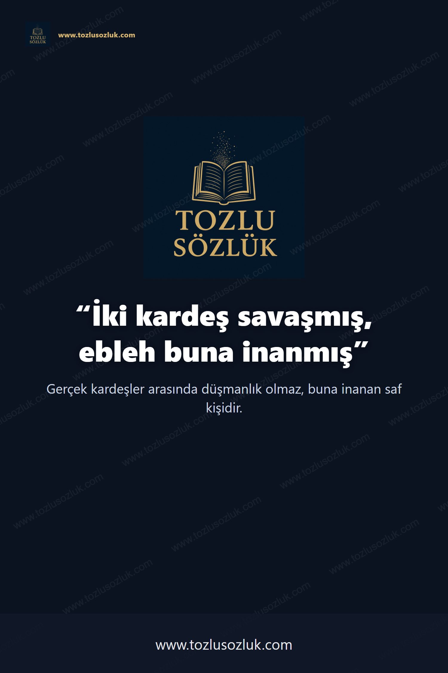 İki kardeş savaşmış, ebleh buna inanmış Pinterest görseli