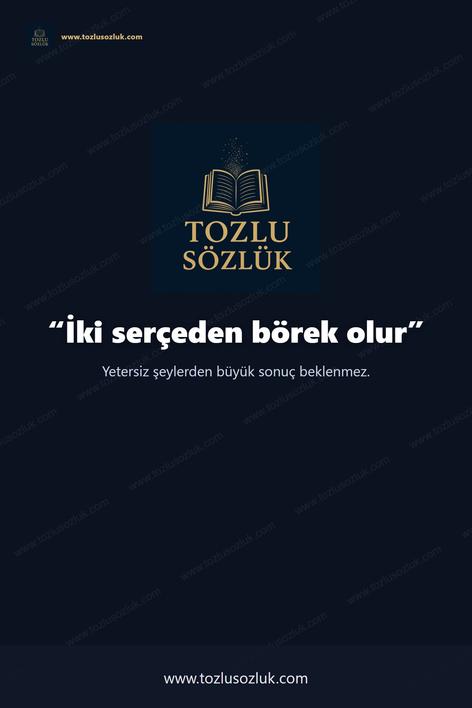 İki serçeden börek olur Pinterest görseli