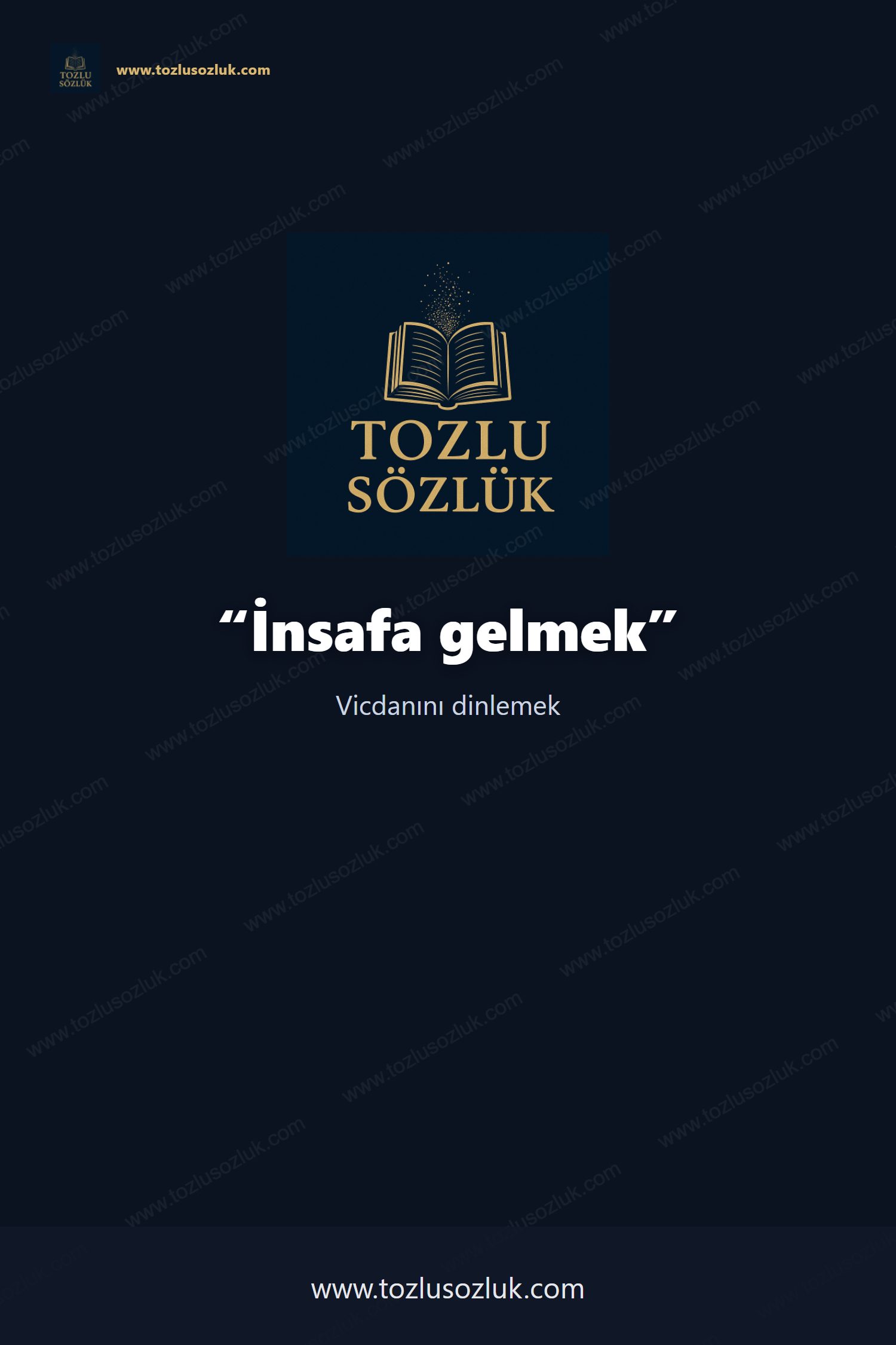 İnsafa gelmek Pinterest görseli