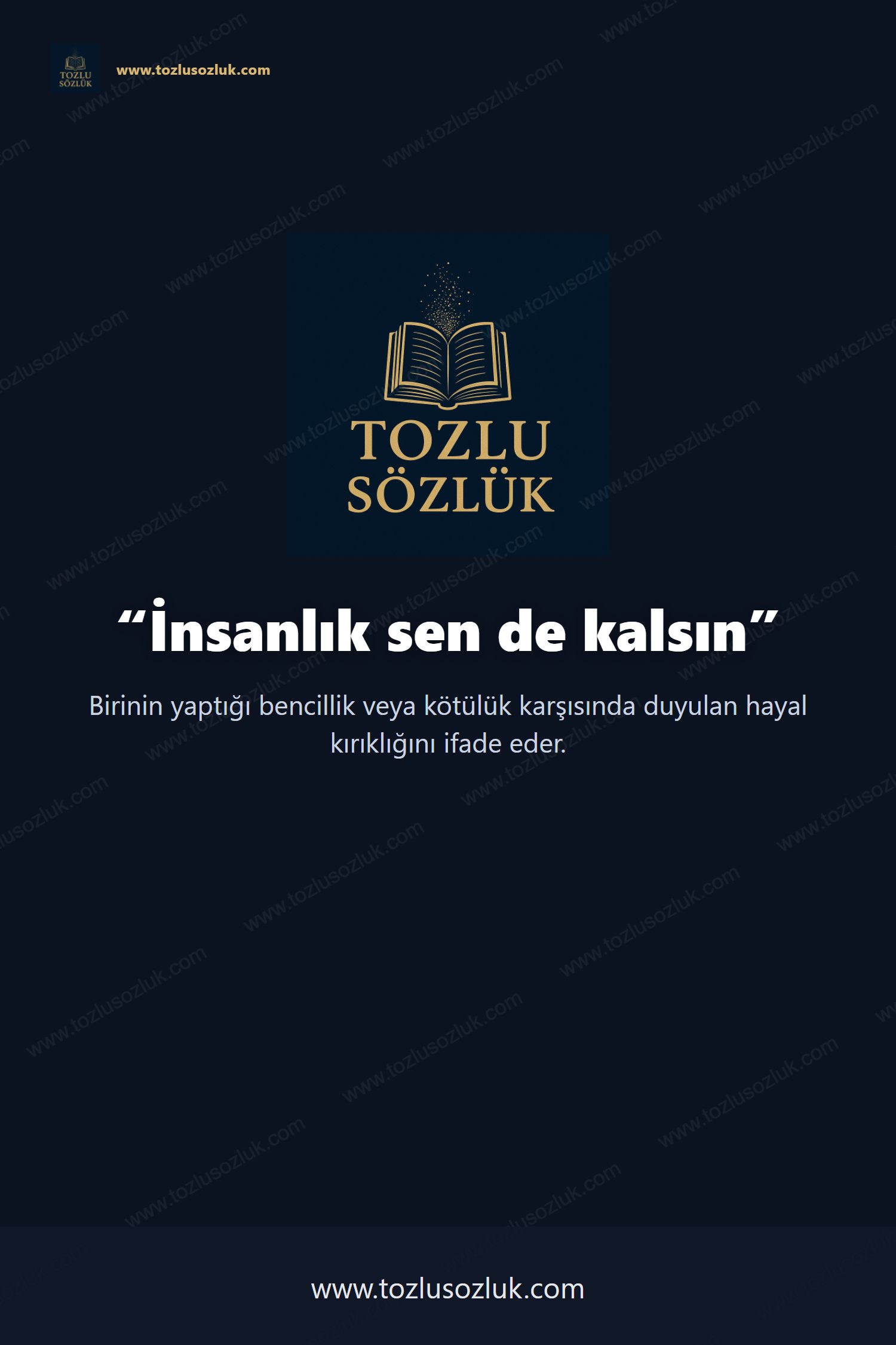 İnsanlık sen de kalsın Pinterest görseli