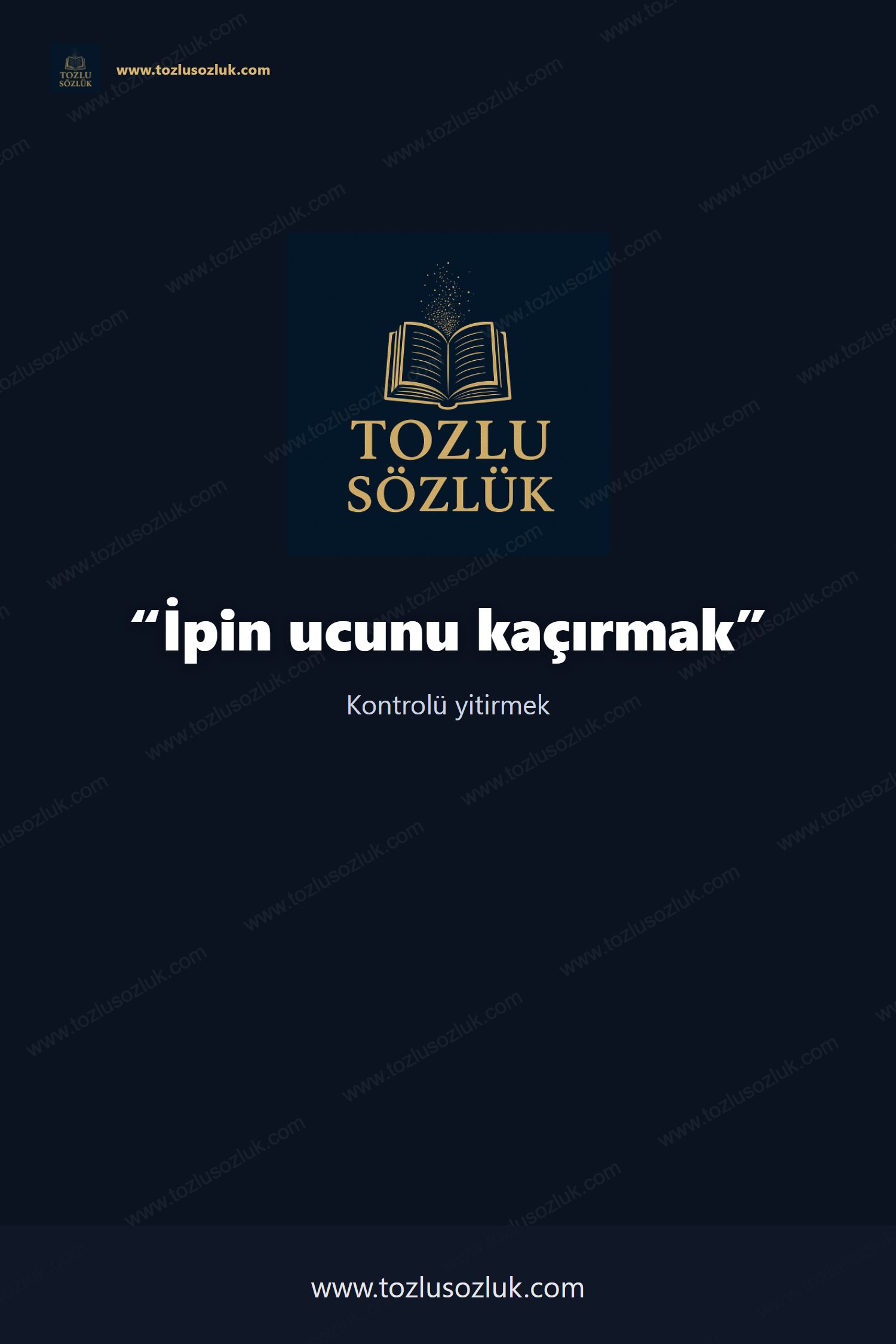 İpin ucunu kaçırmak Pinterest görseli