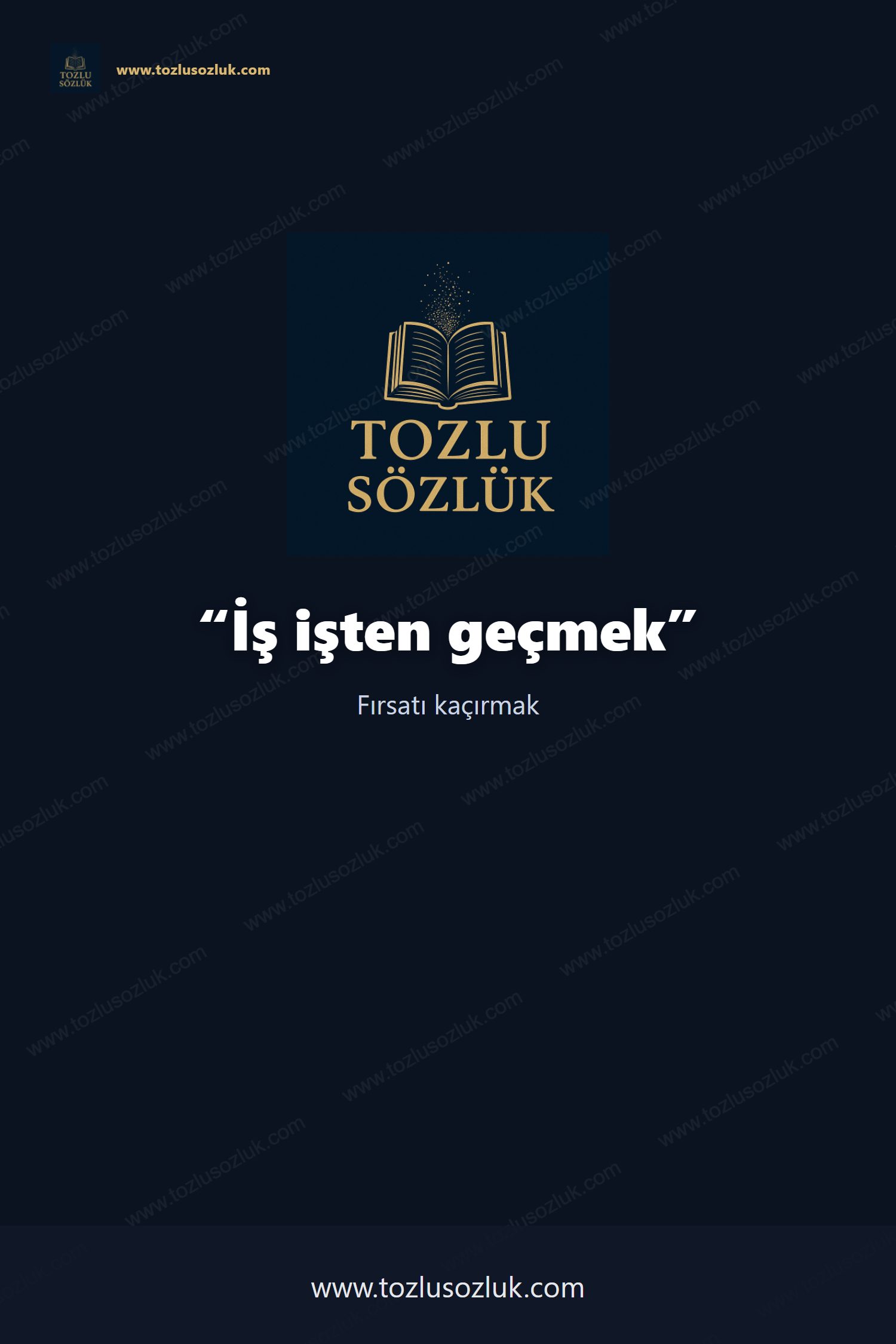 İş işten geçmek Pinterest görseli