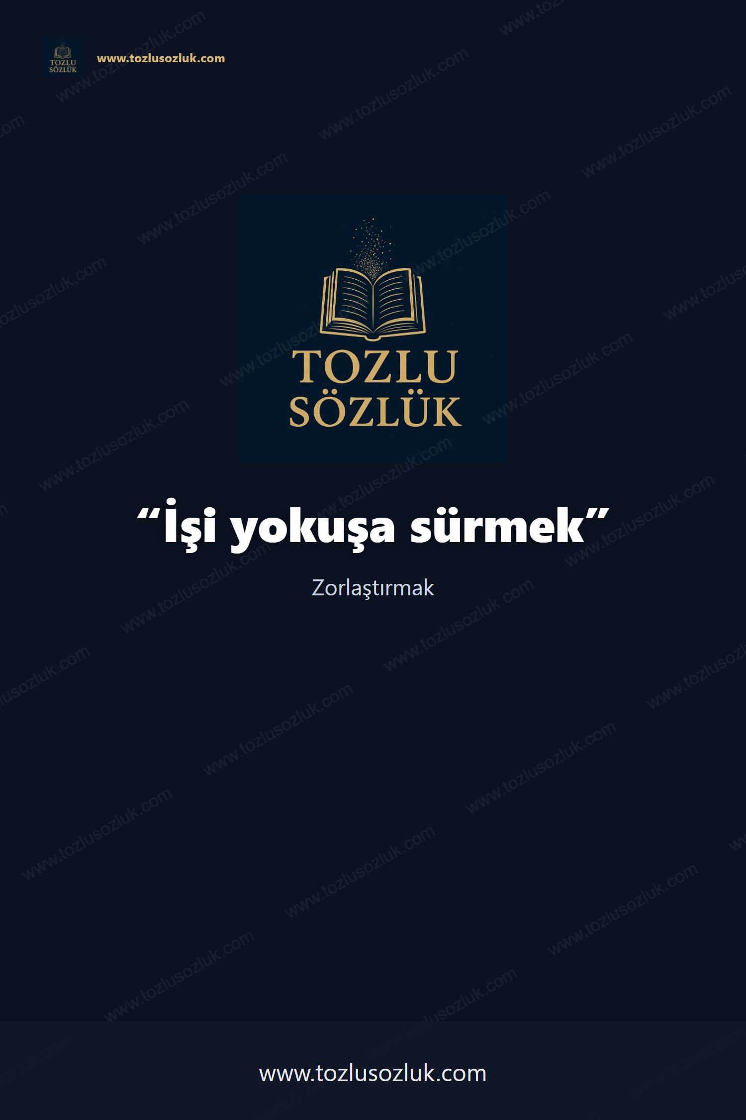 İşi yokuşa sürmek Pinterest görseli