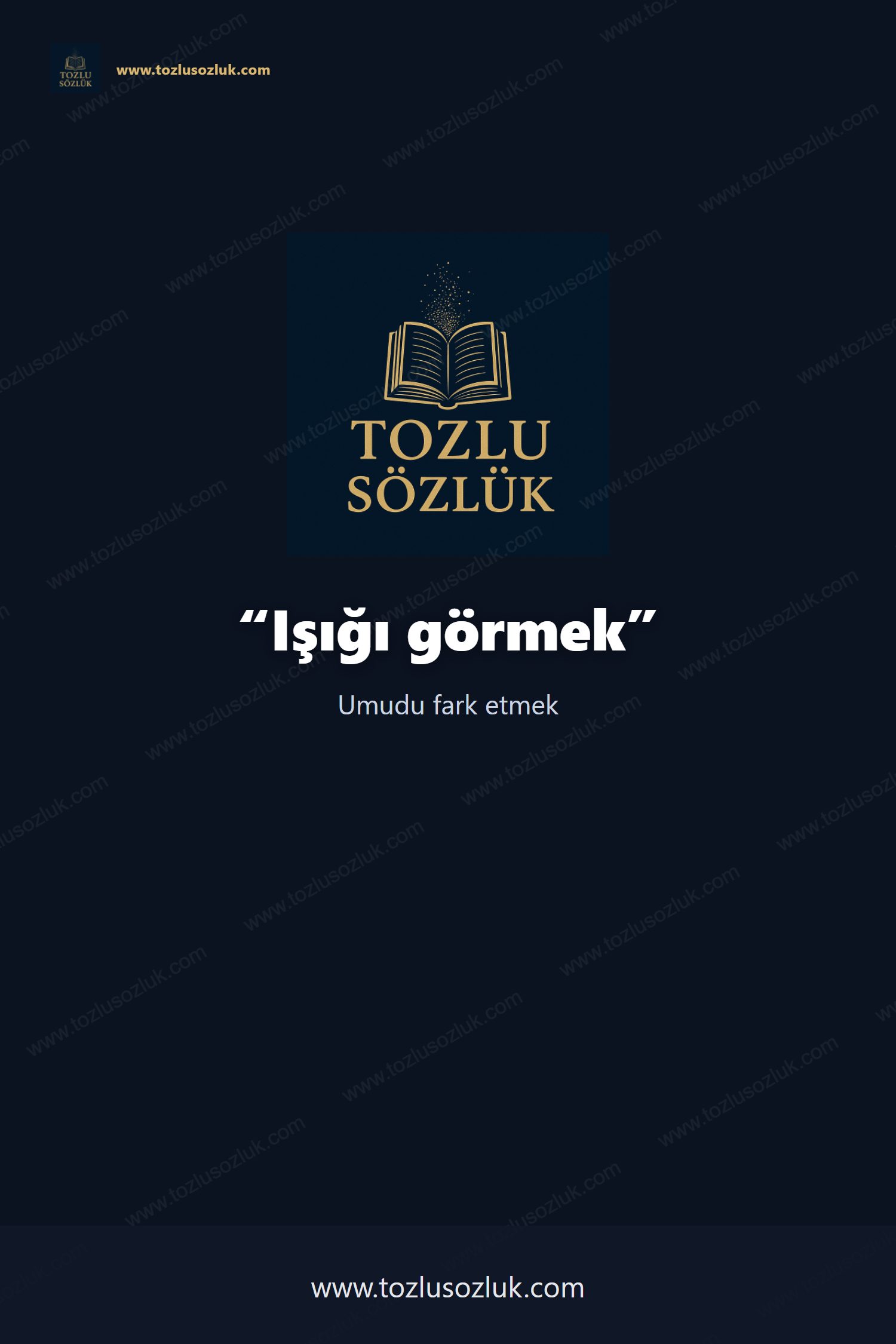 Işığı görmek Pinterest görseli