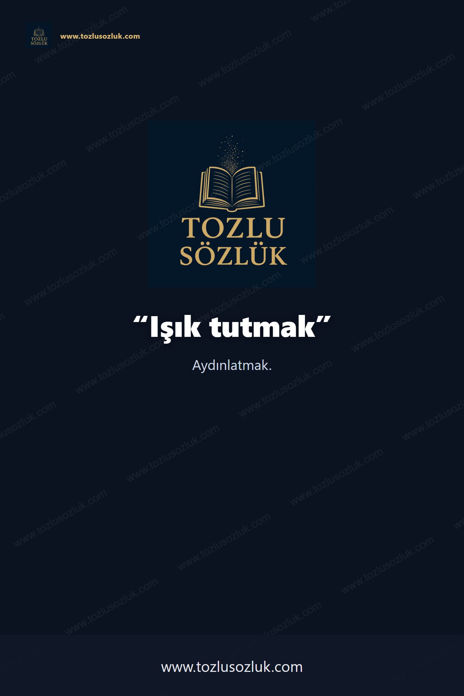 Işık tutmak Pinterest görseli