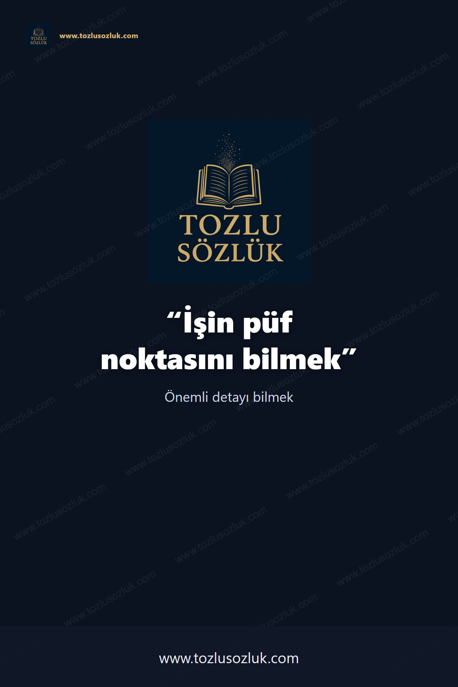 İşin püf noktasını bilmek Pinterest görseli