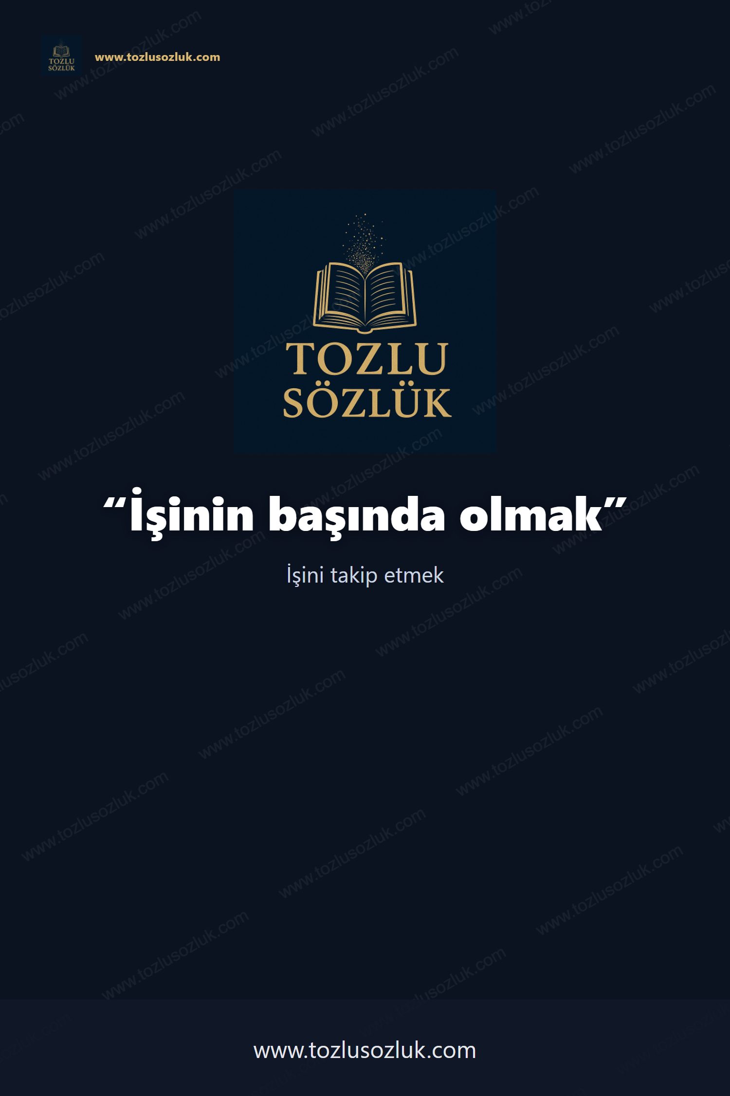 İşinin başında olmak Pinterest görseli