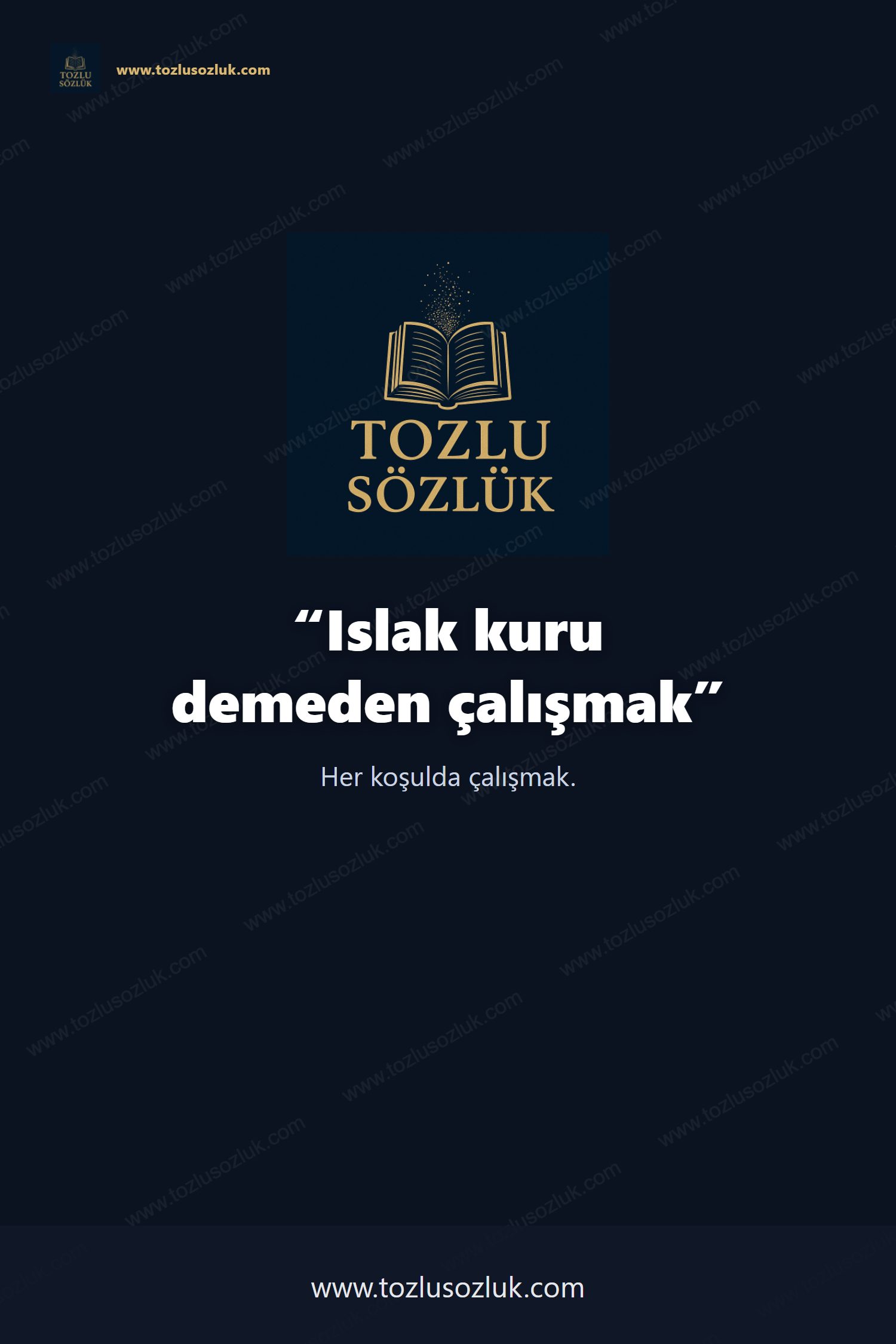 Islak kuru demeden çalışmak Pinterest görseli